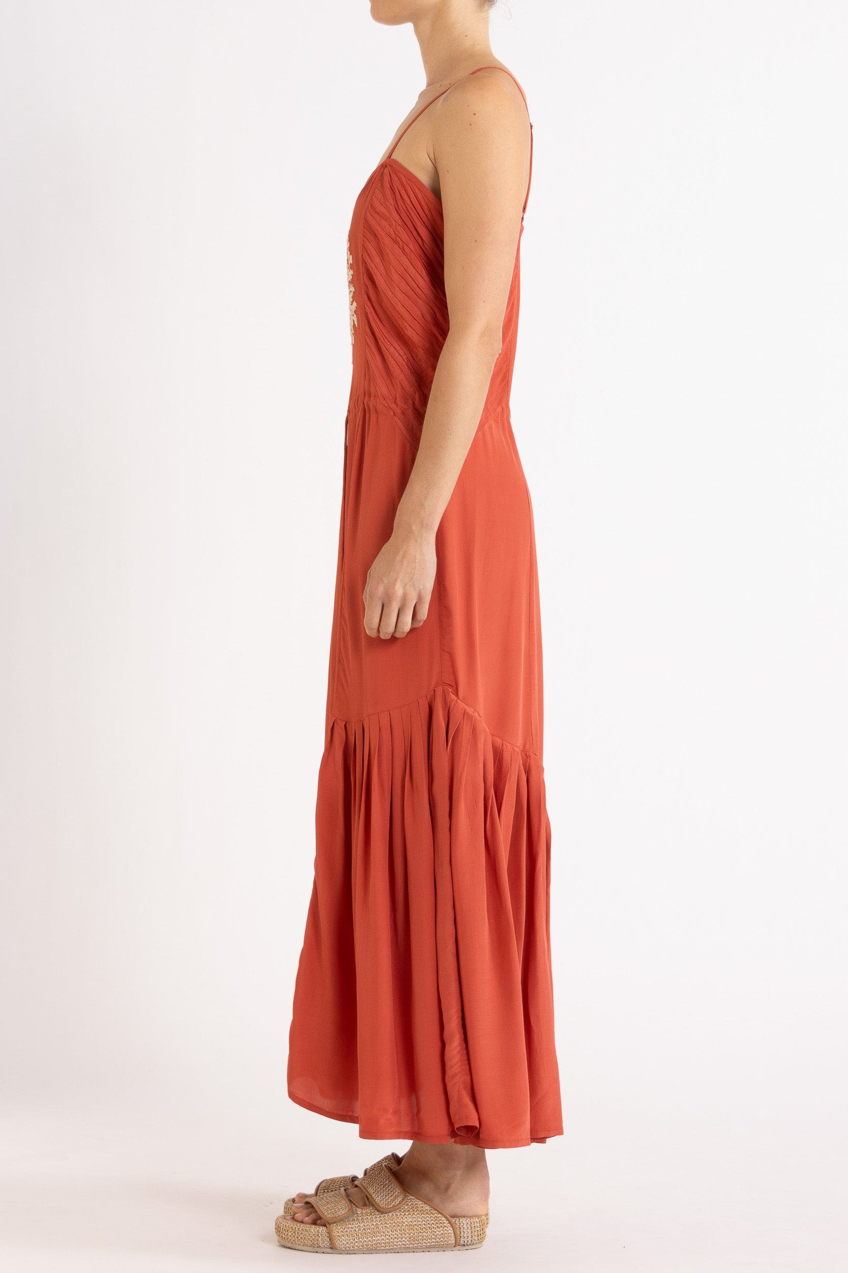 Elsie Embroidered Cami Dress