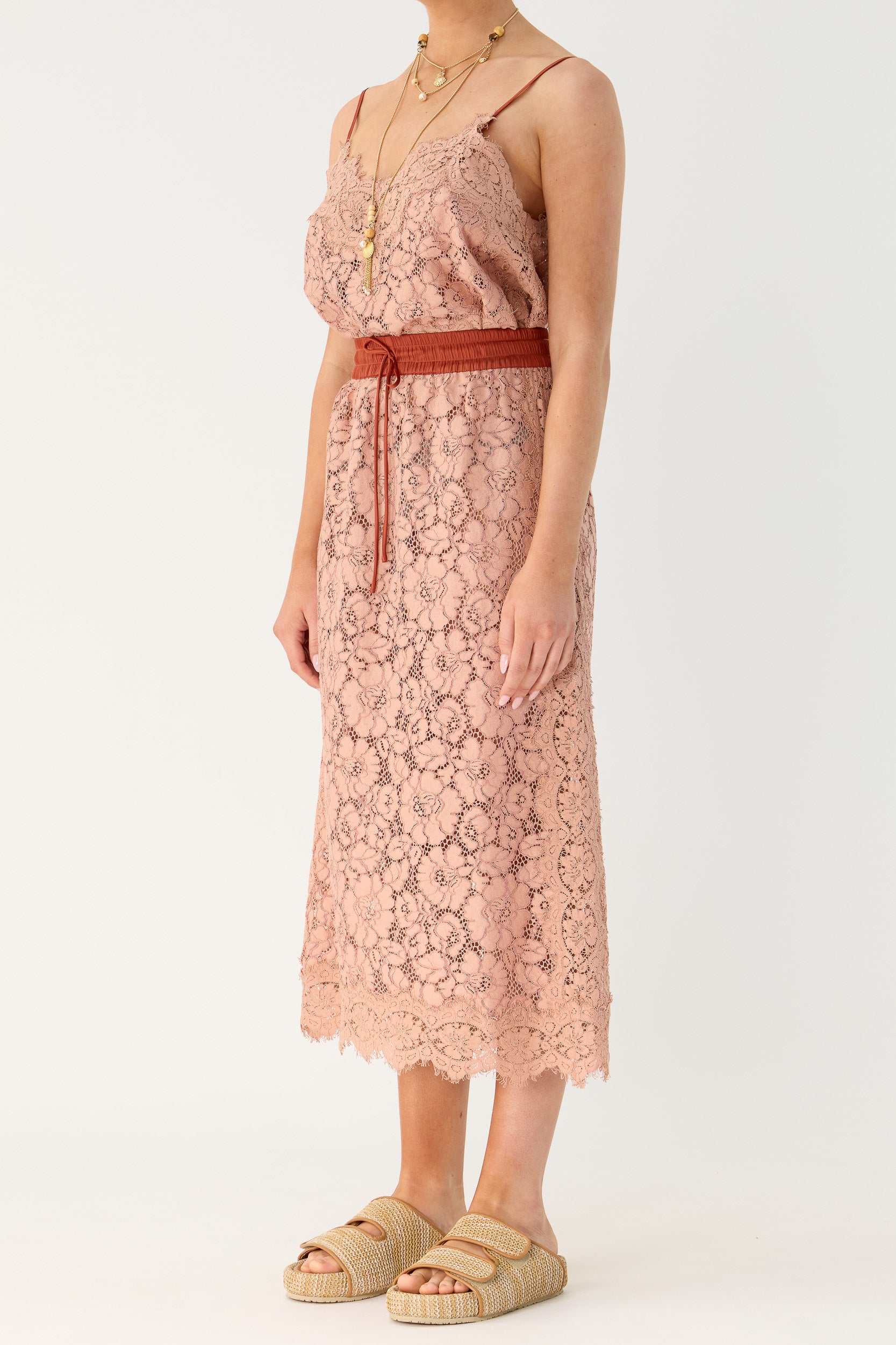 Tilly Drawstring Lace Skirt