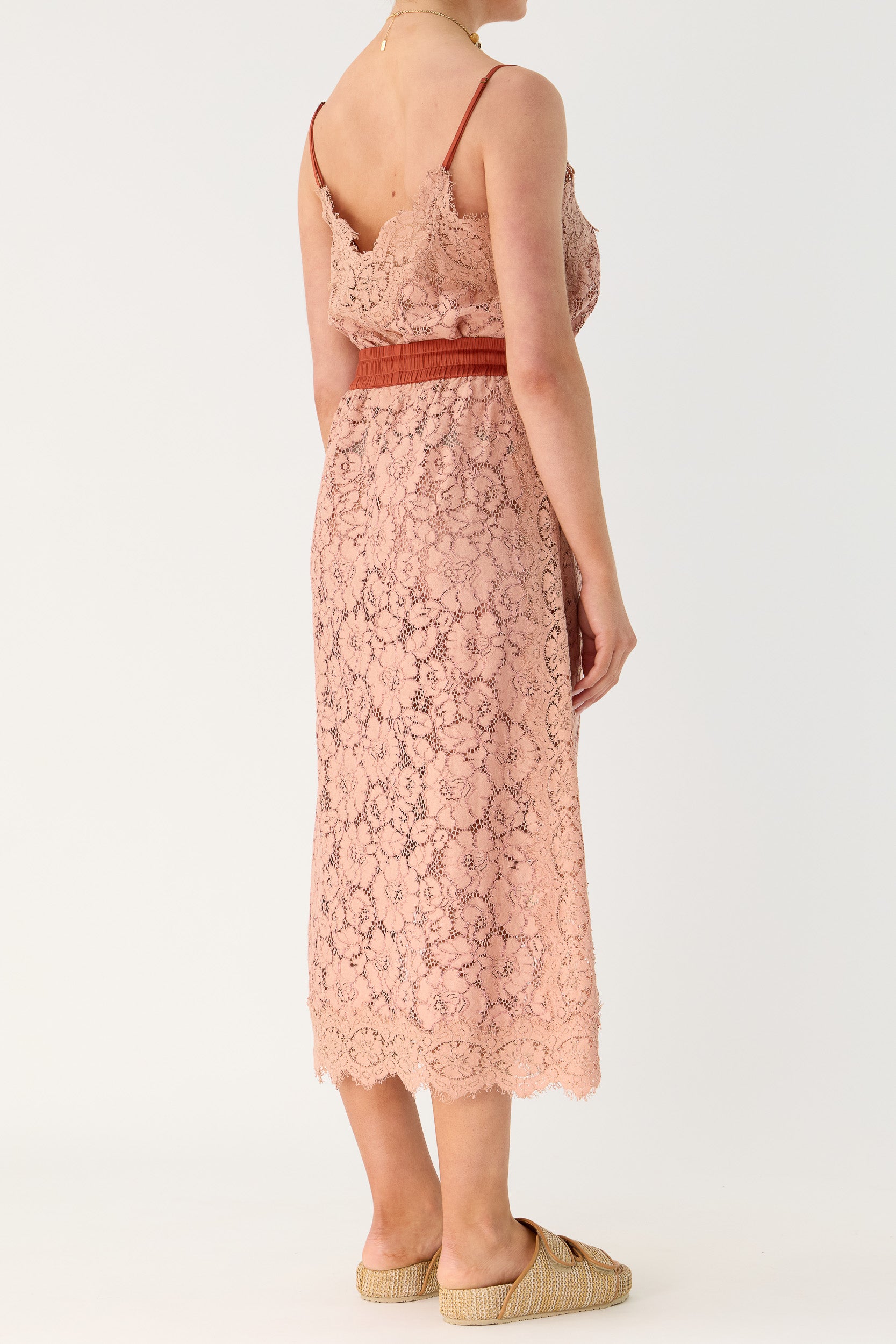 Tilly Drawstring Lace Skirt