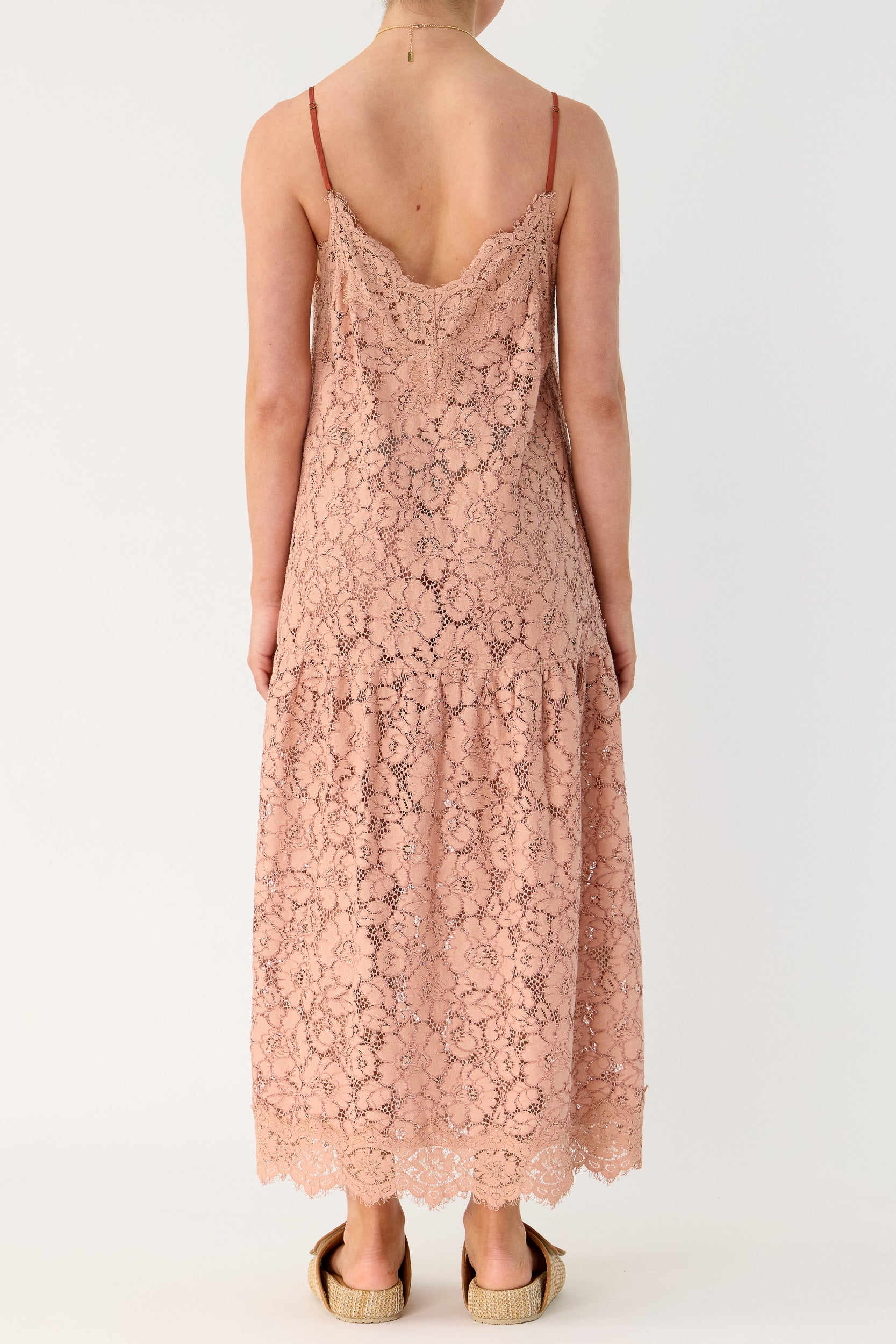 Tilly V Neck Lace Dress