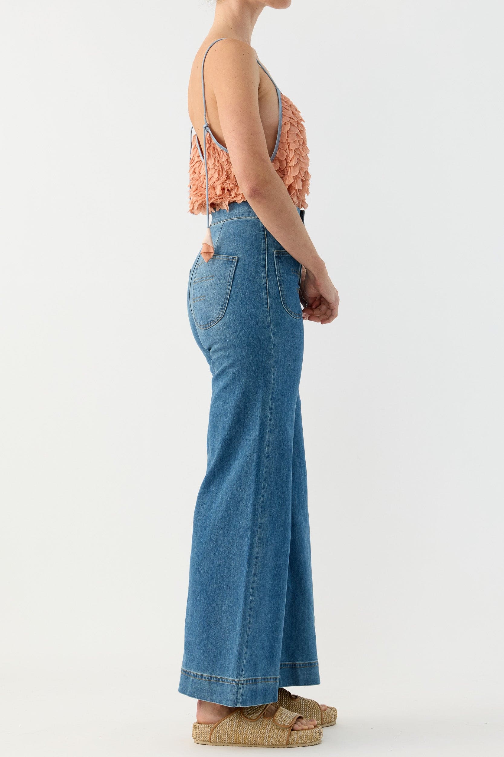 Addie Scalloped Chiffon Cami