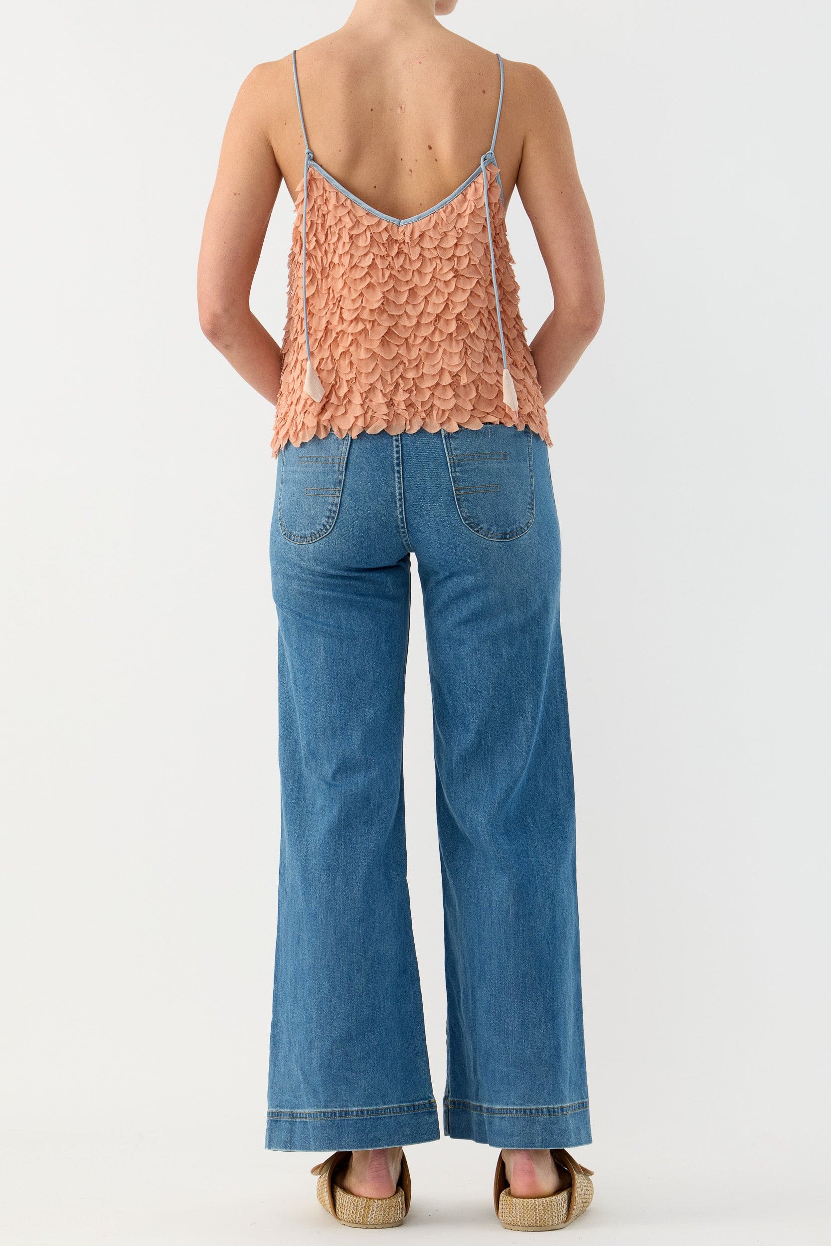 Addie Scalloped Chiffon Cami