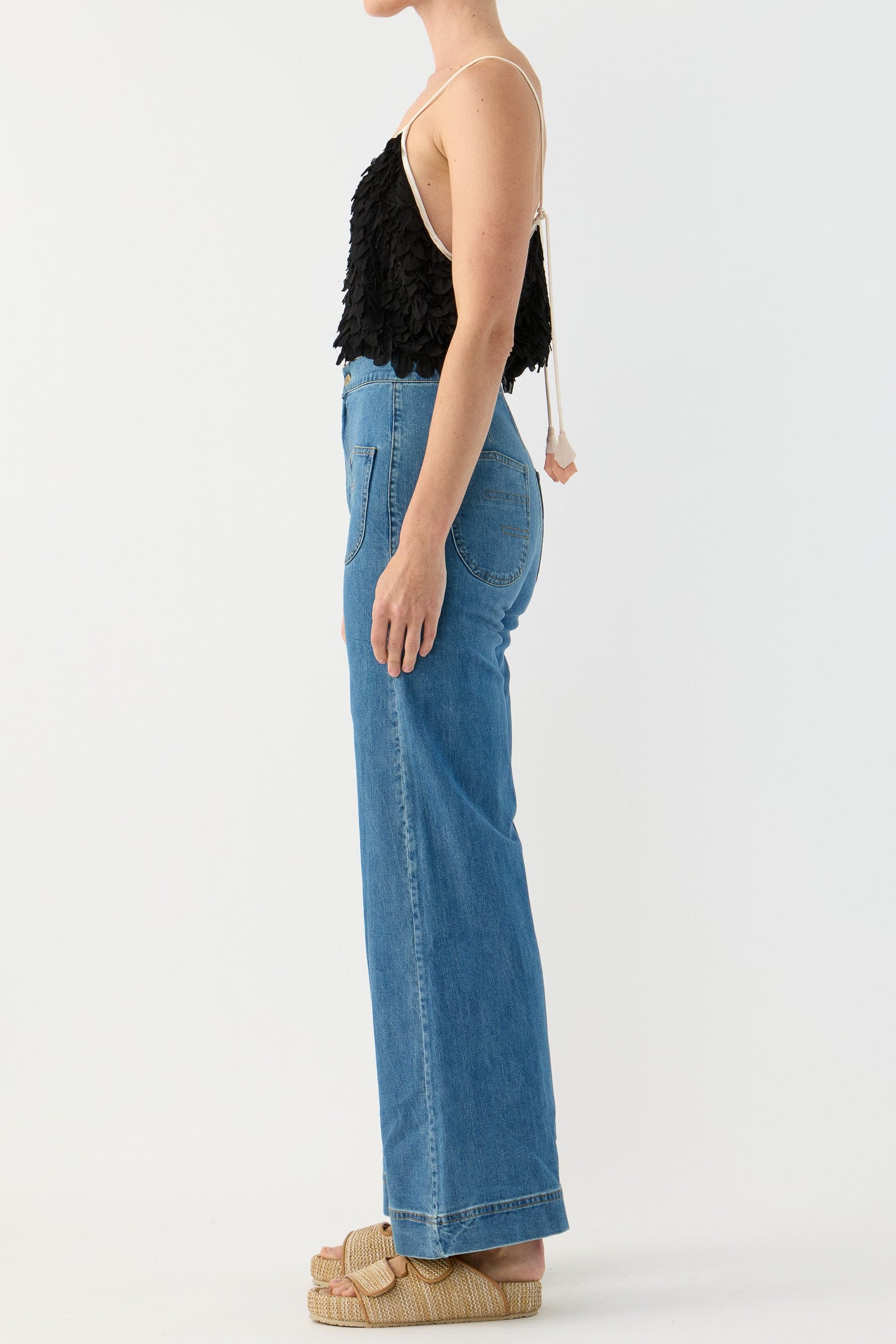 Addie Scalloped Chiffon Cami