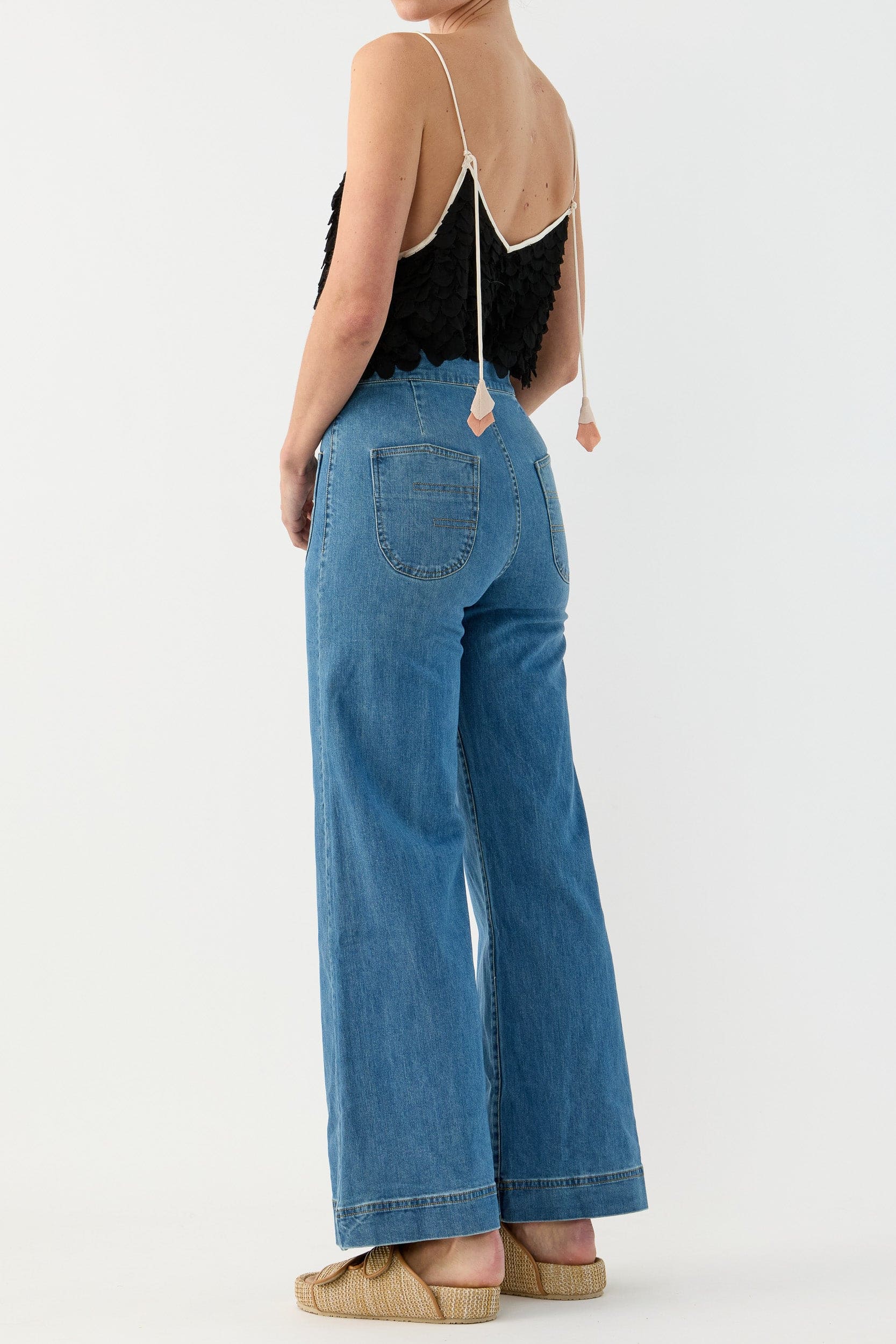 Addie Scalloped Chiffon Cami