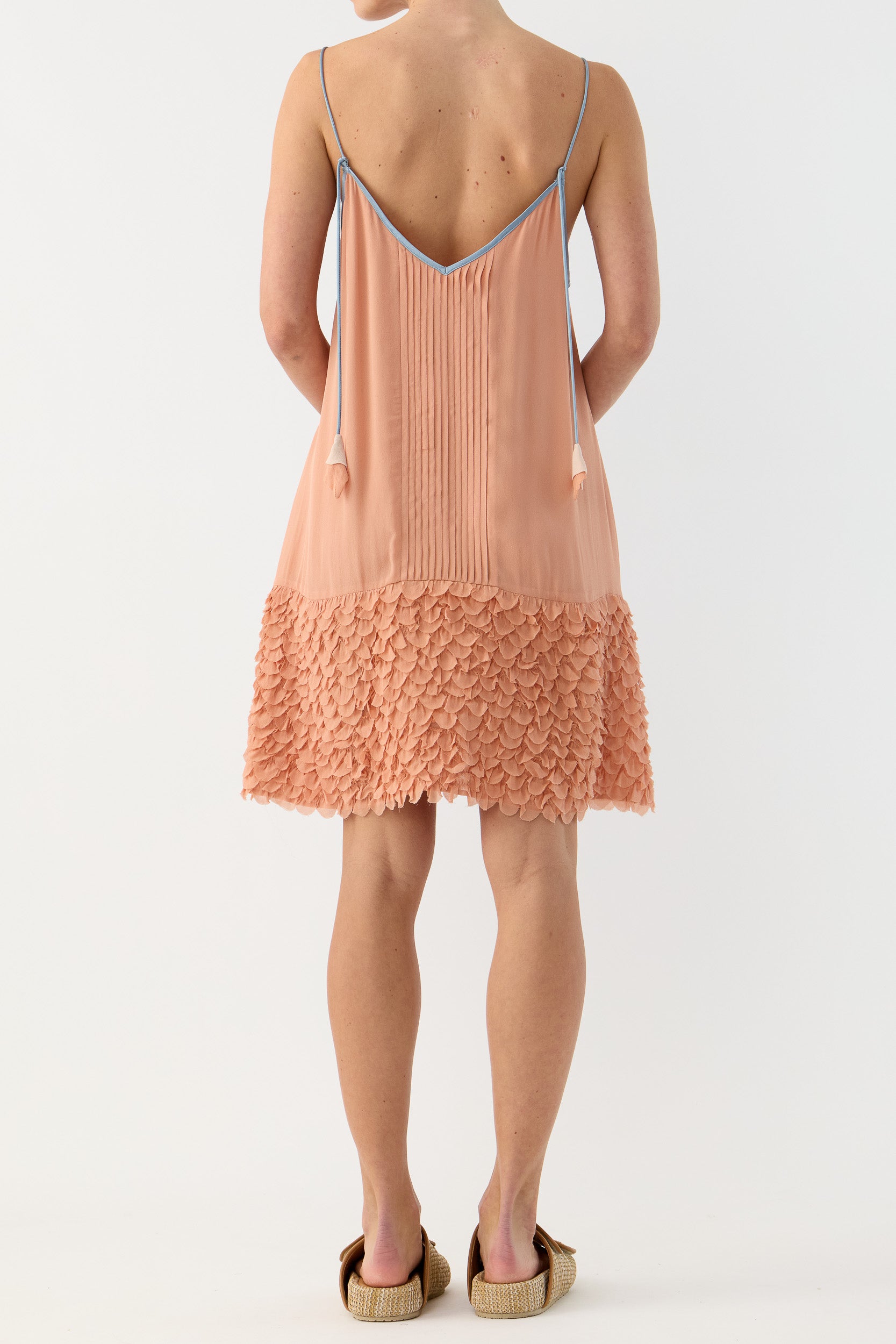 Addie Scalloped Chiffon Slip