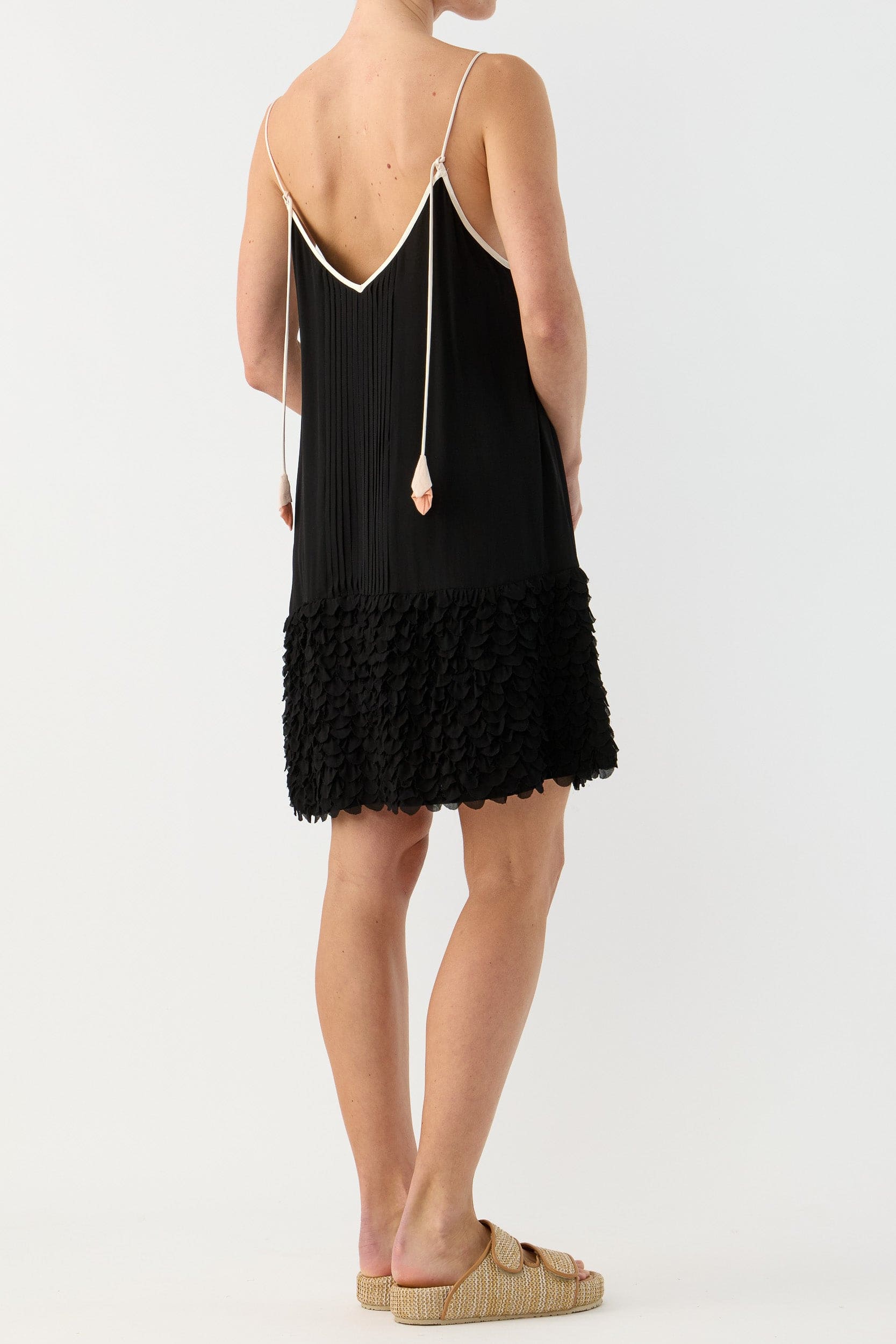 Addie Scalloped Chiffon Slip