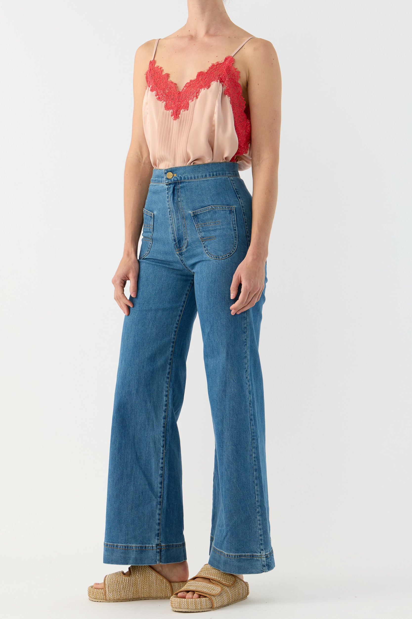 Brodie Silk & Lace Cami