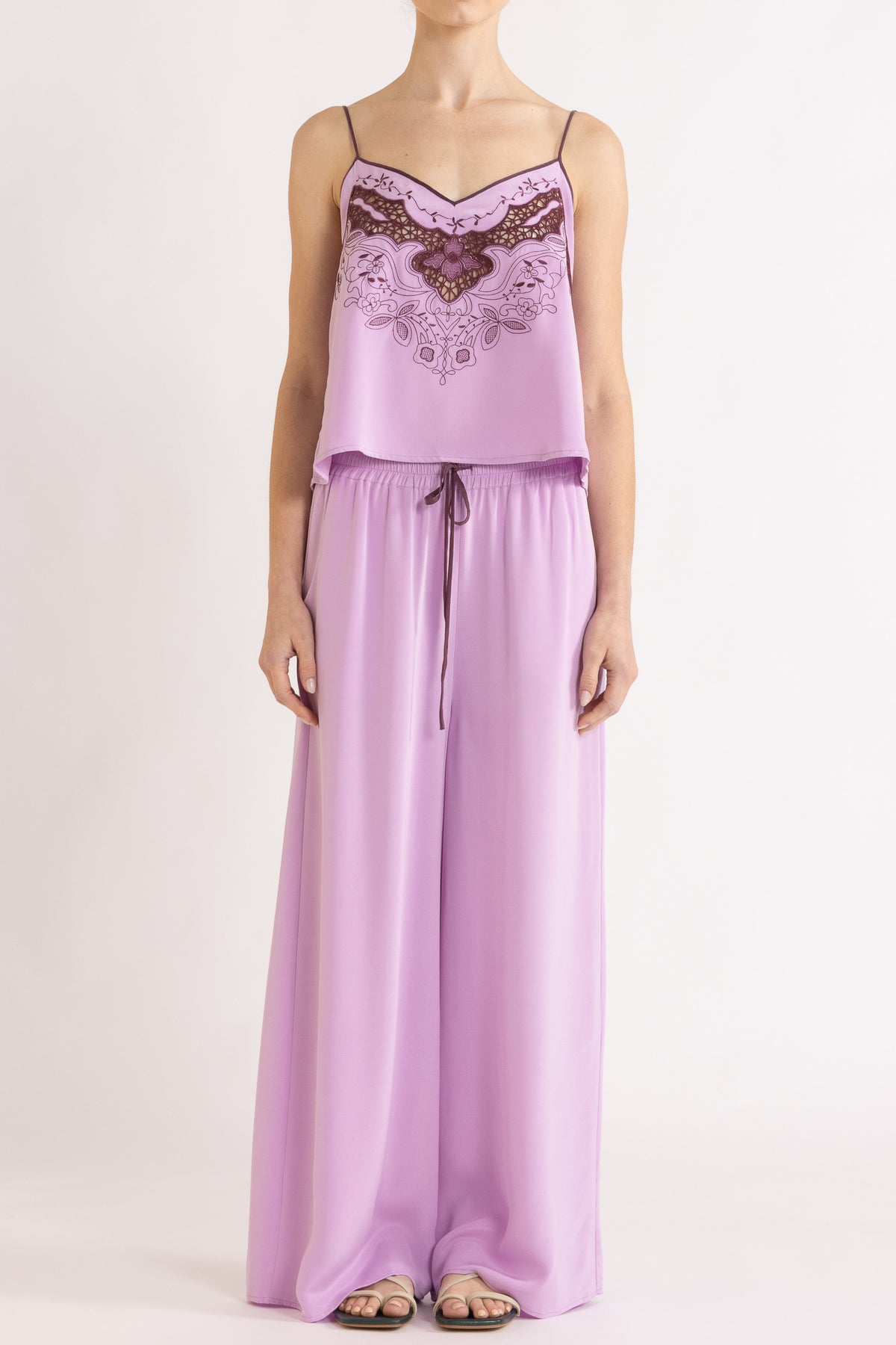 Lina Silk Crepe Pant