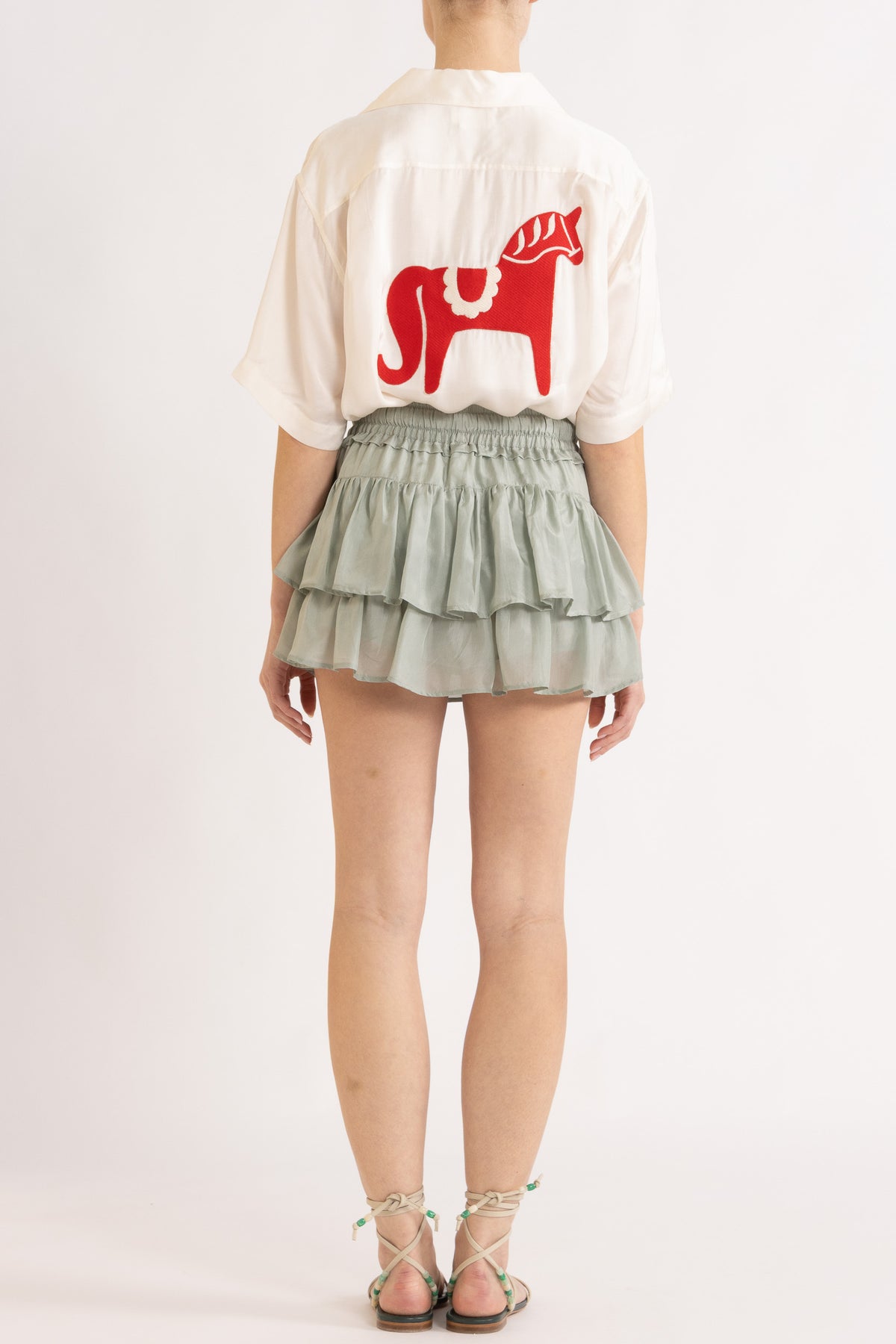 Caballo Embroidered Short Sleeve Shirt
