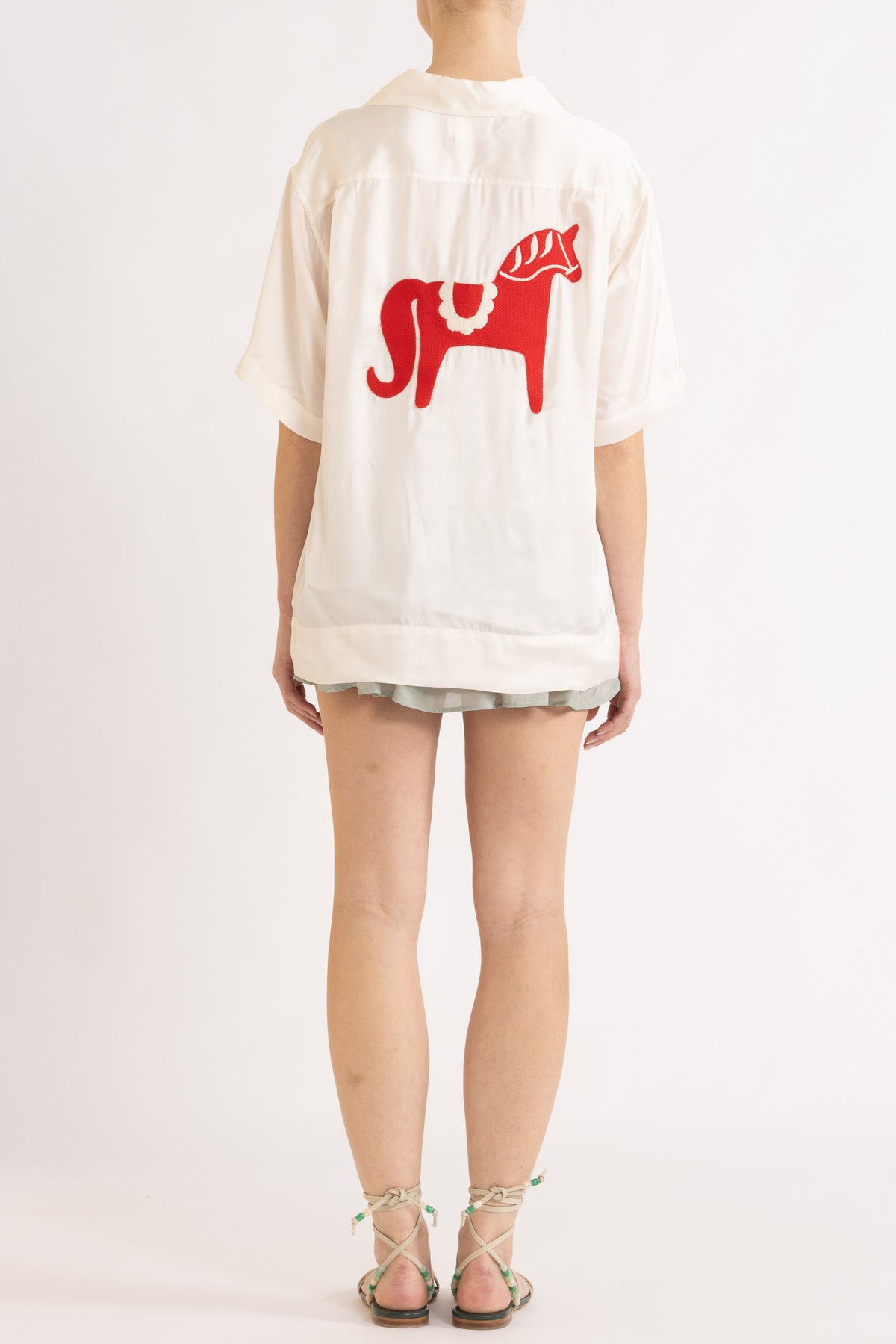 Caballo Embroidered Short Sleeve Shirt