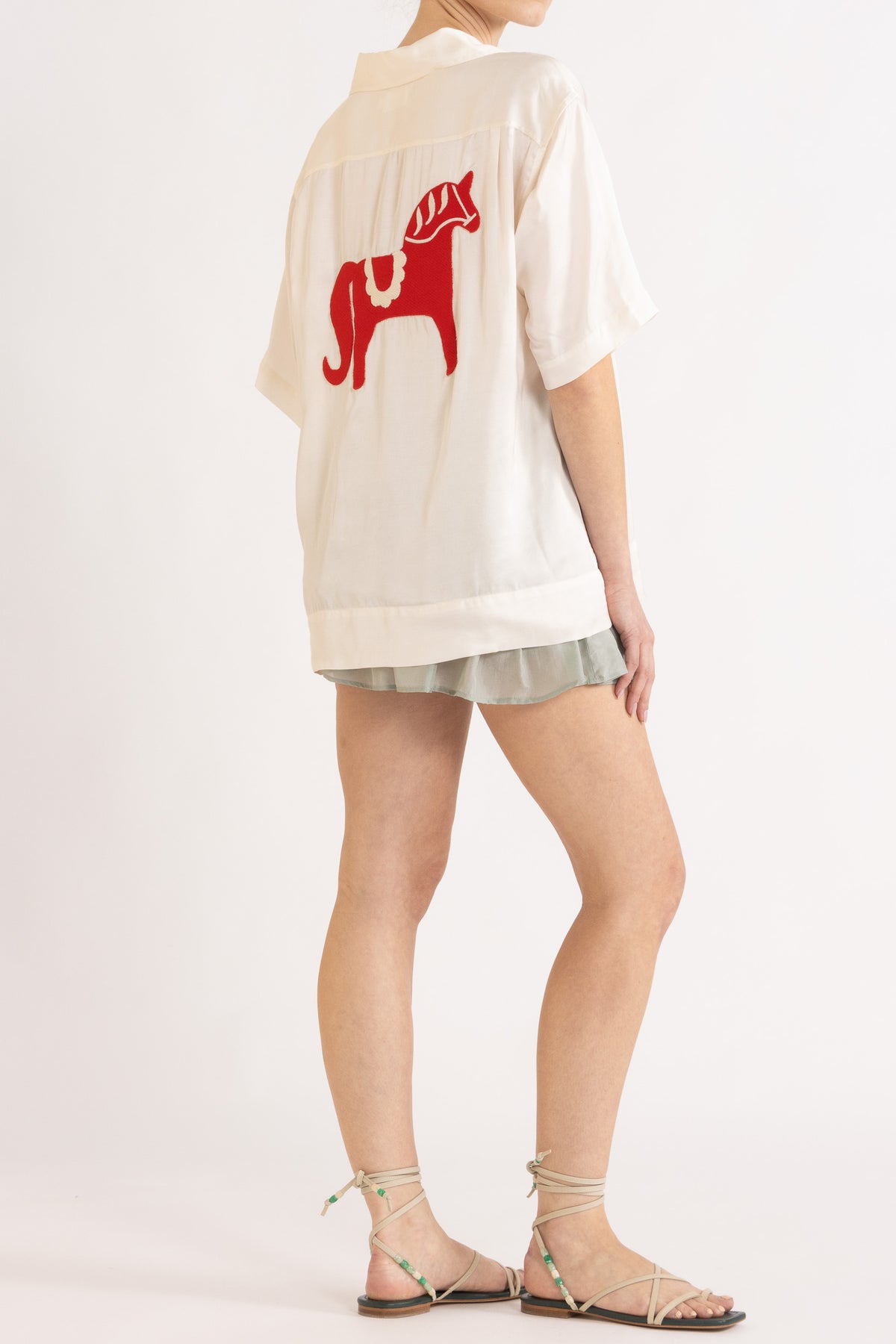 Caballo Embroidered Short Sleeve Shirt