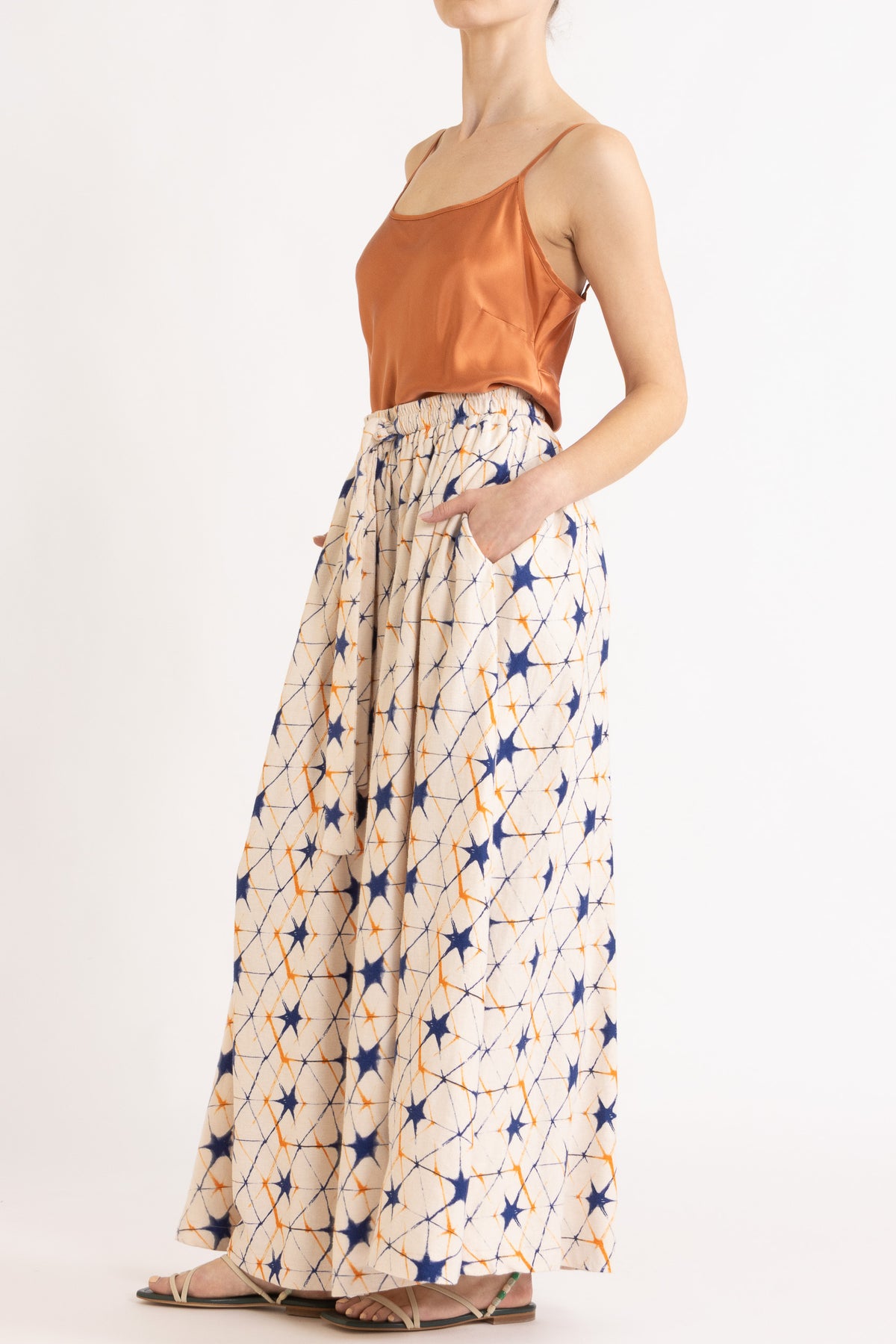 Kaleidoscope Organic Hemp Maxi Skirt
