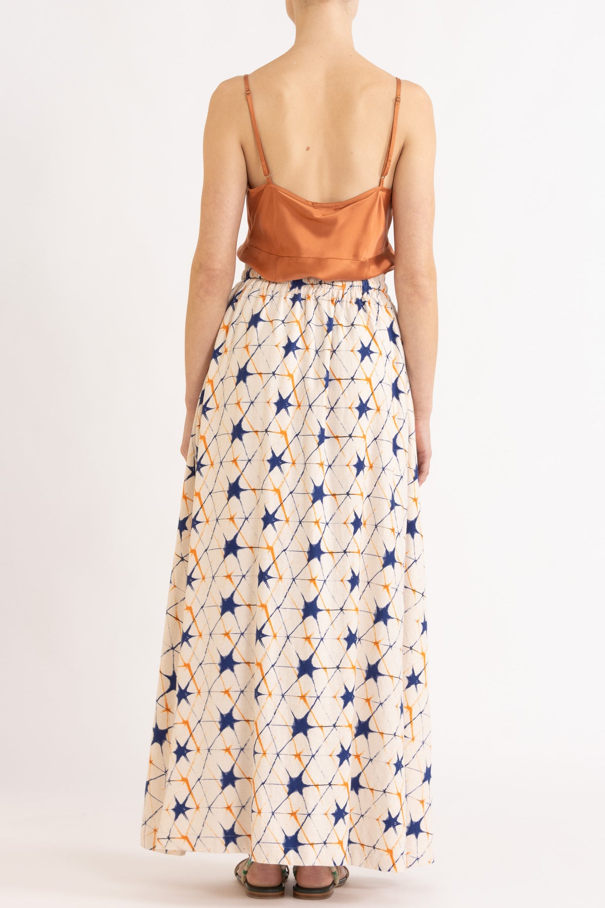 Kaleidoscope Organic Hemp Maxi Skirt