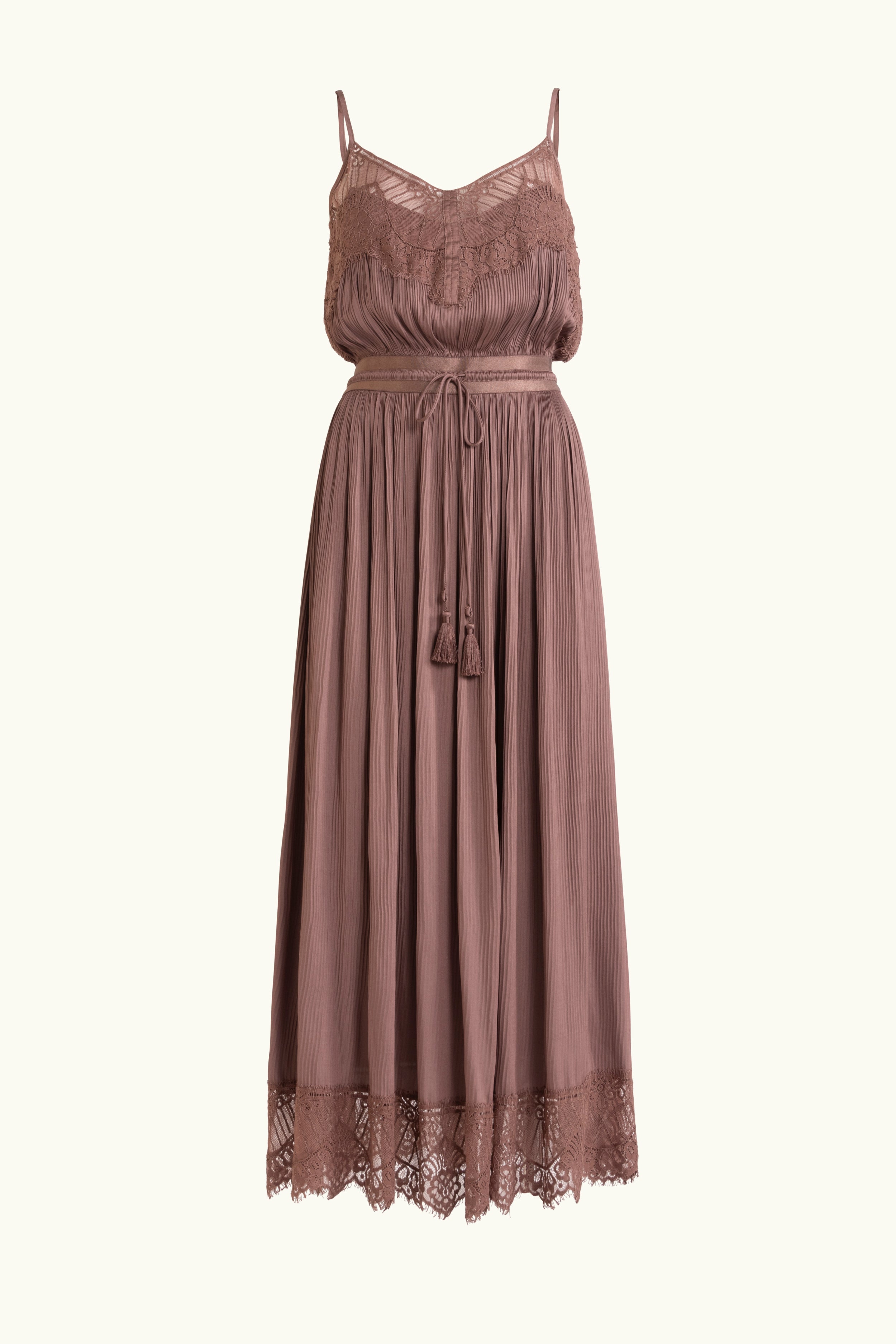 Valerie Lace Pleat Cami Dress