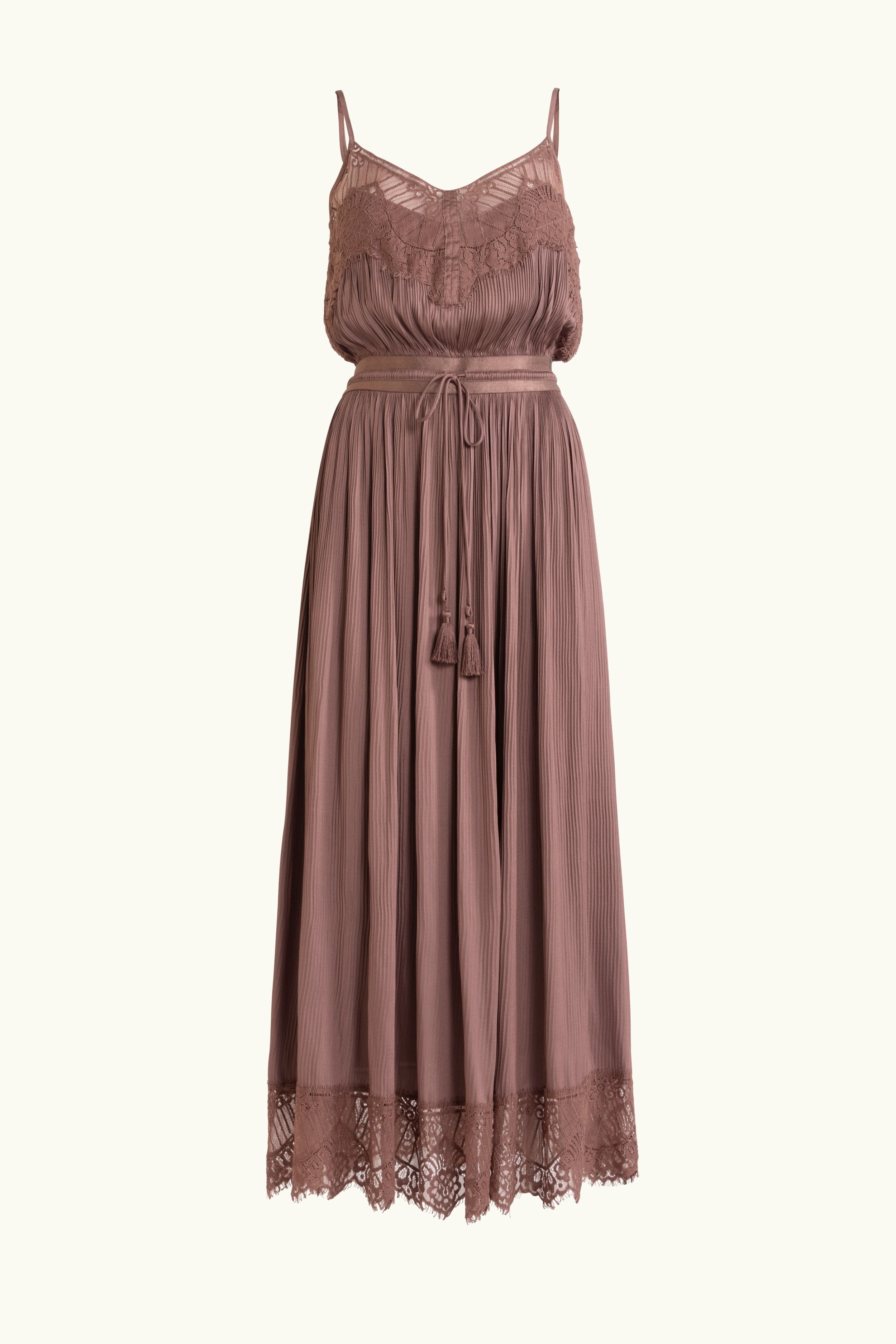 Valerie Lace Pleat Cami Dress