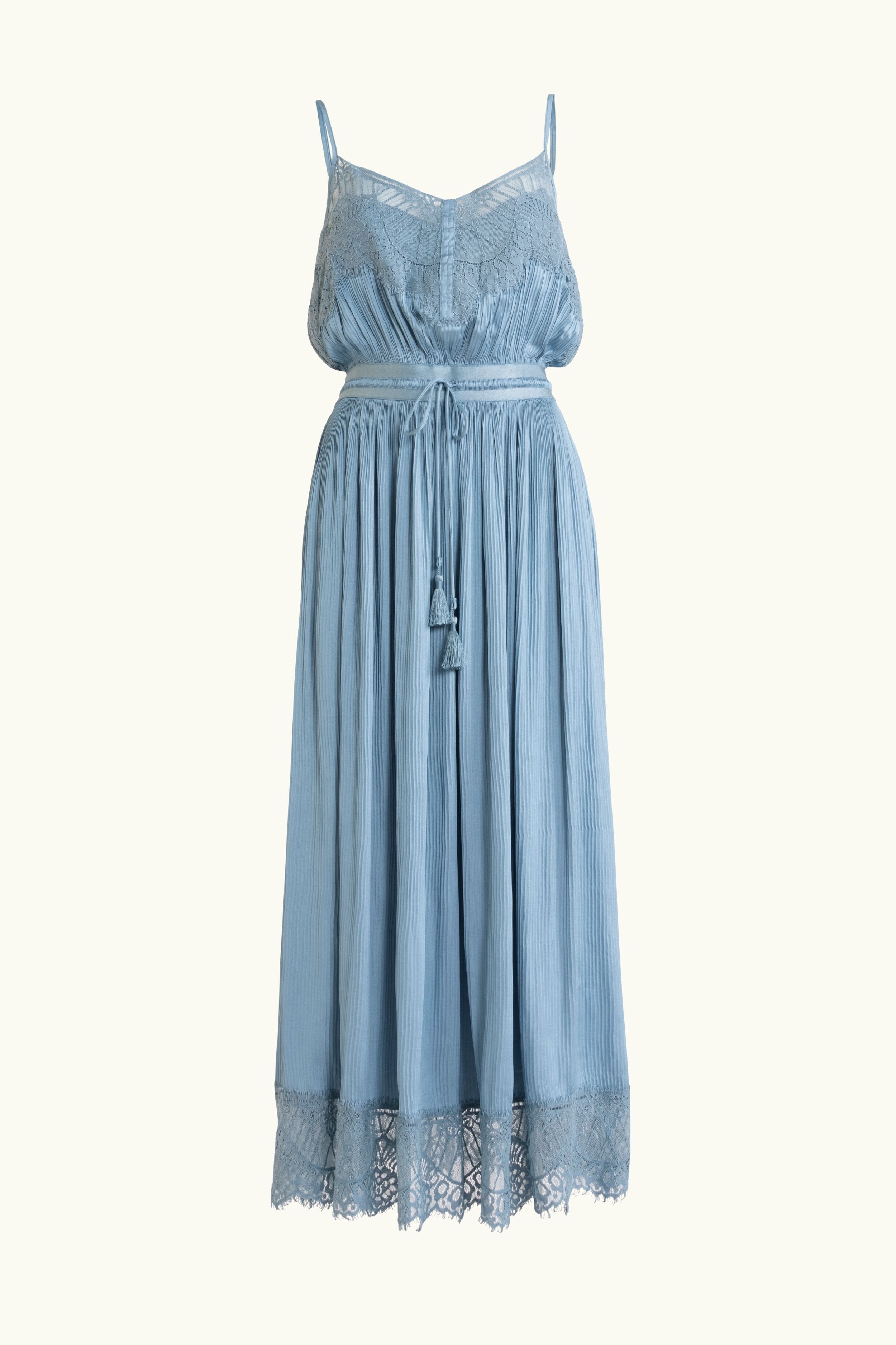 Valerie Lace Pleat Cami Dress
