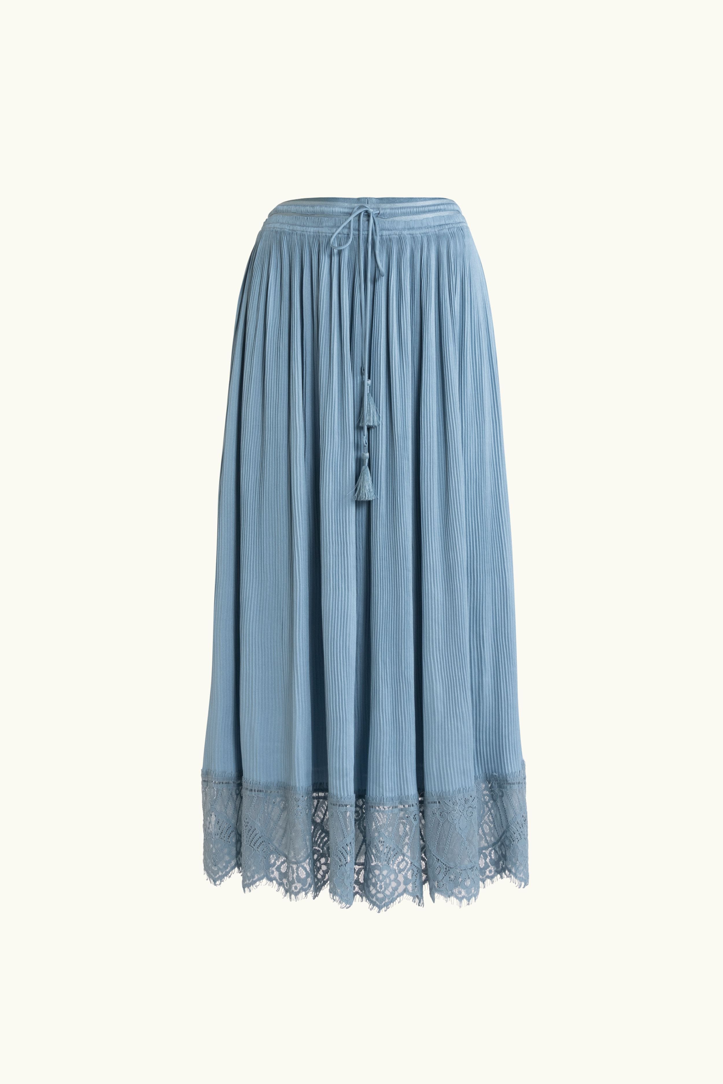 Valerie Lace Pleat Skirt