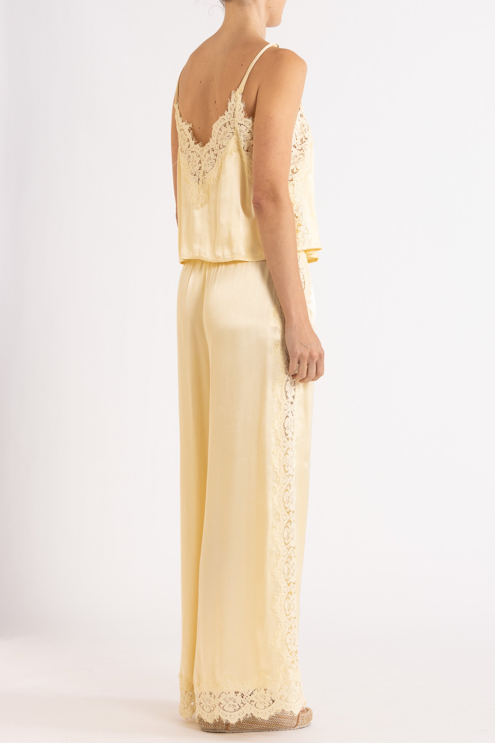 Lenny Satin Lace Cami