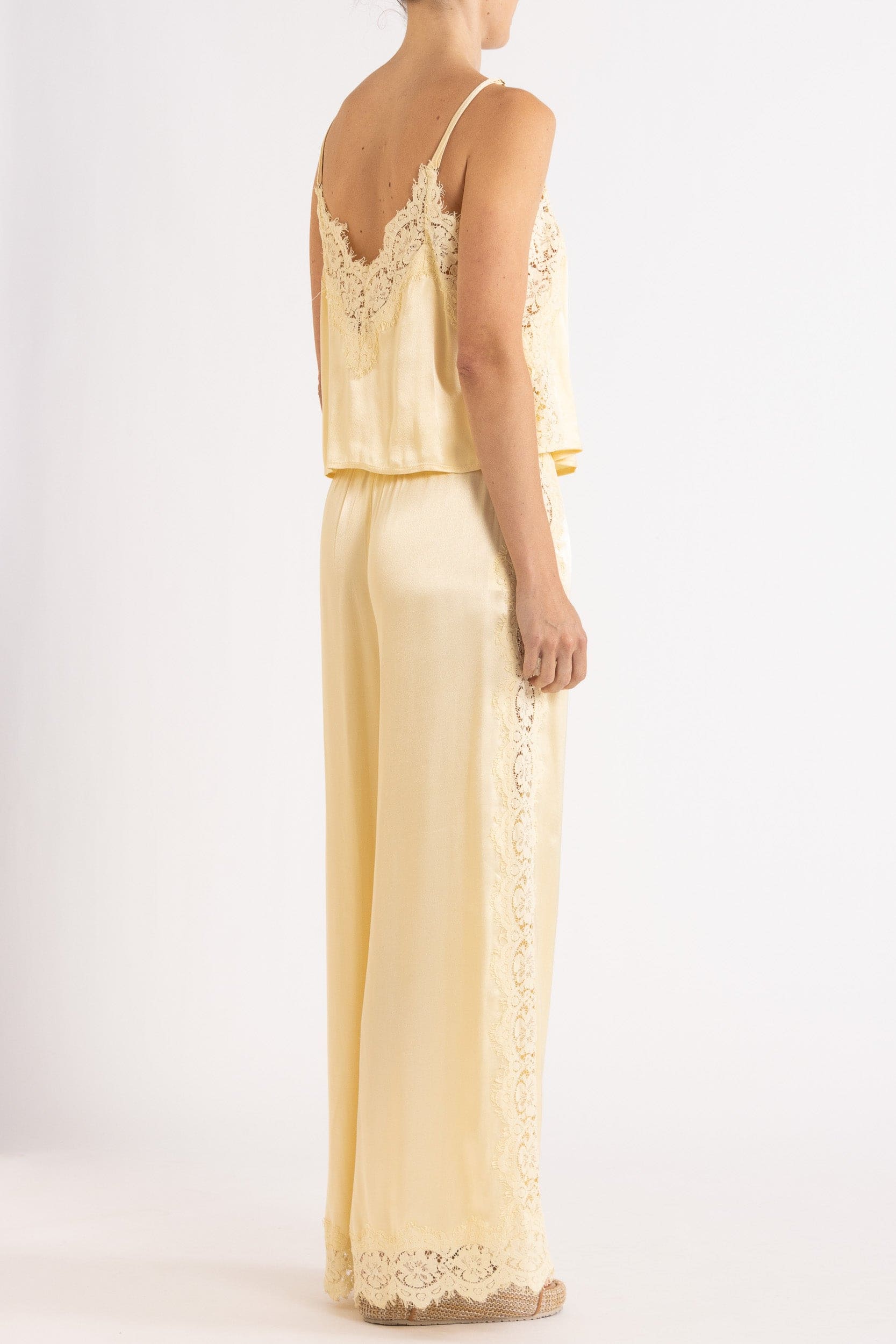Lenny Satin Lace Cami