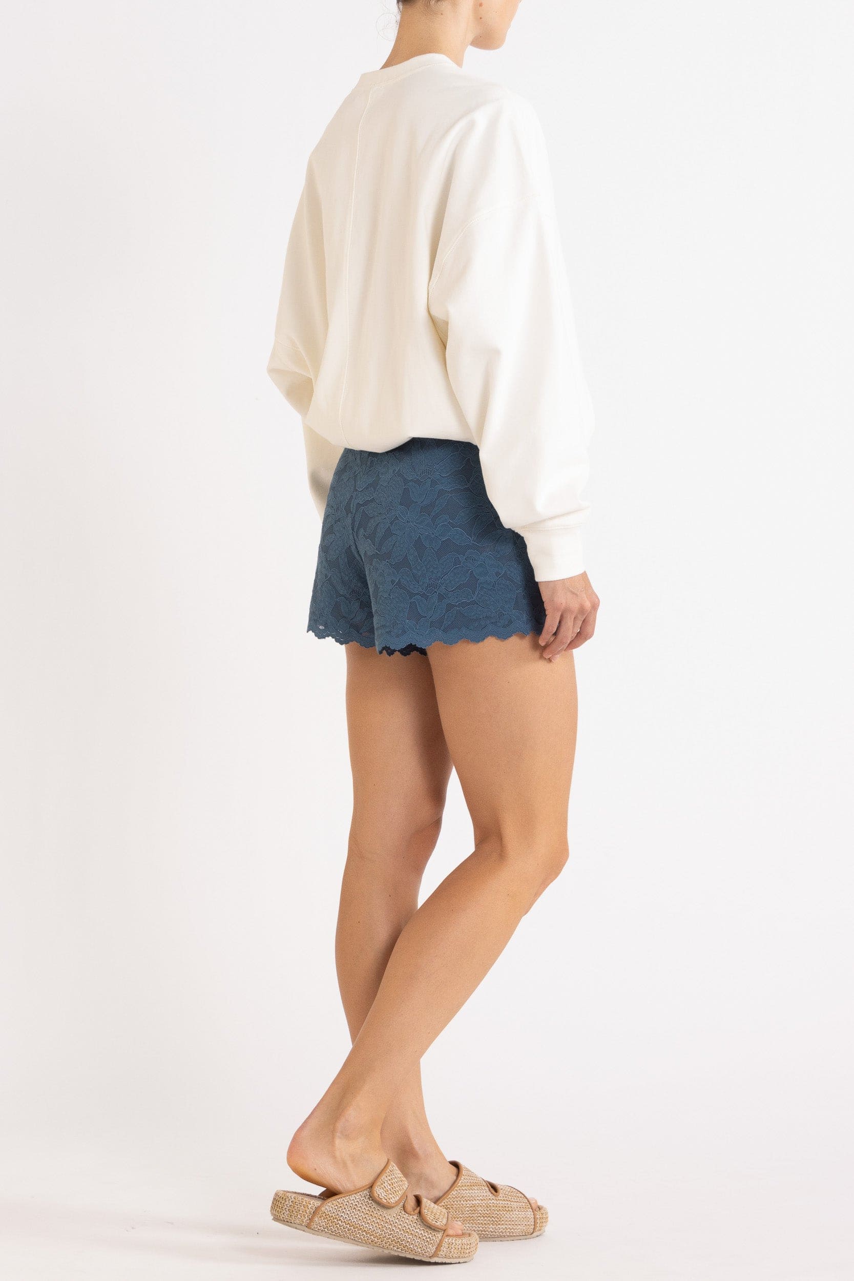 Pep Loopback Cotton Logo Sweater