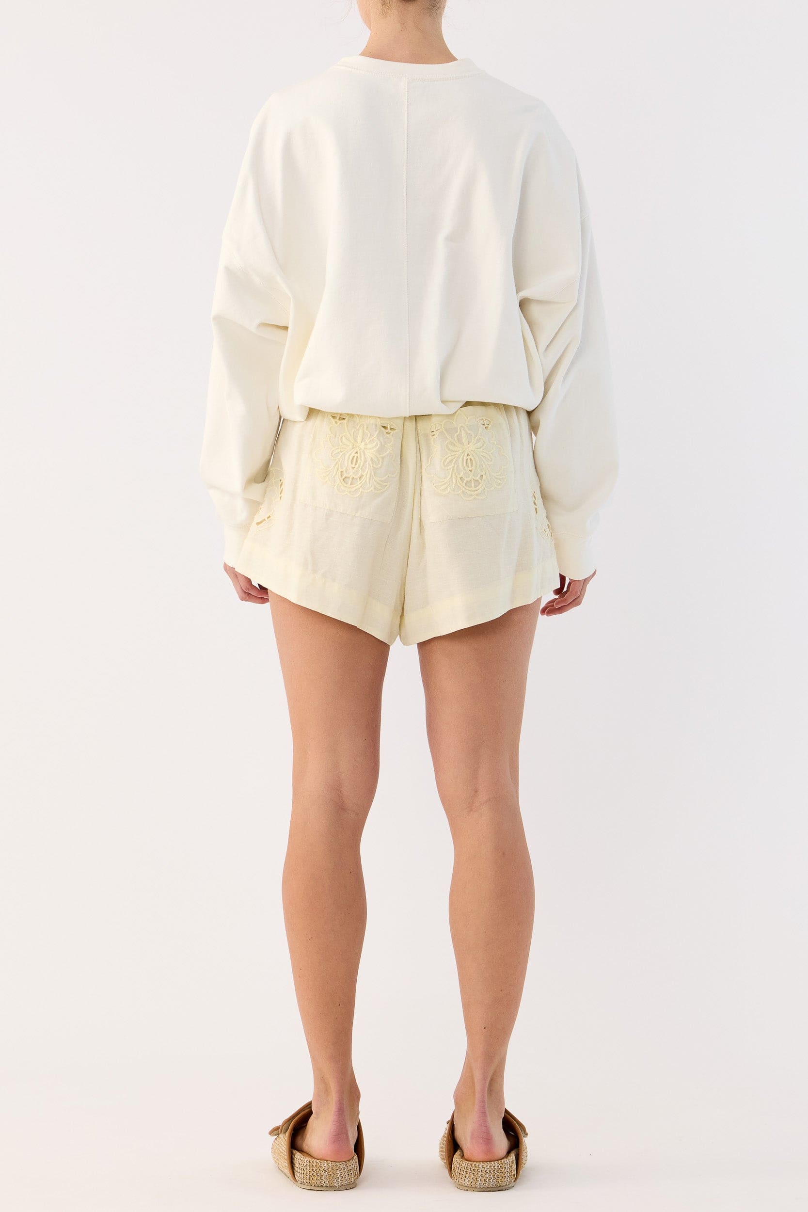 Pep Loopback Cotton Logo Sweater