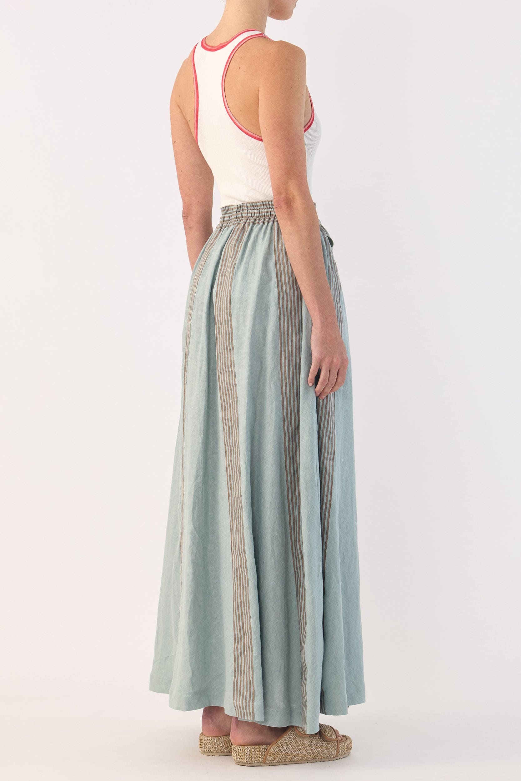 Seven Linen Maxi Skirt