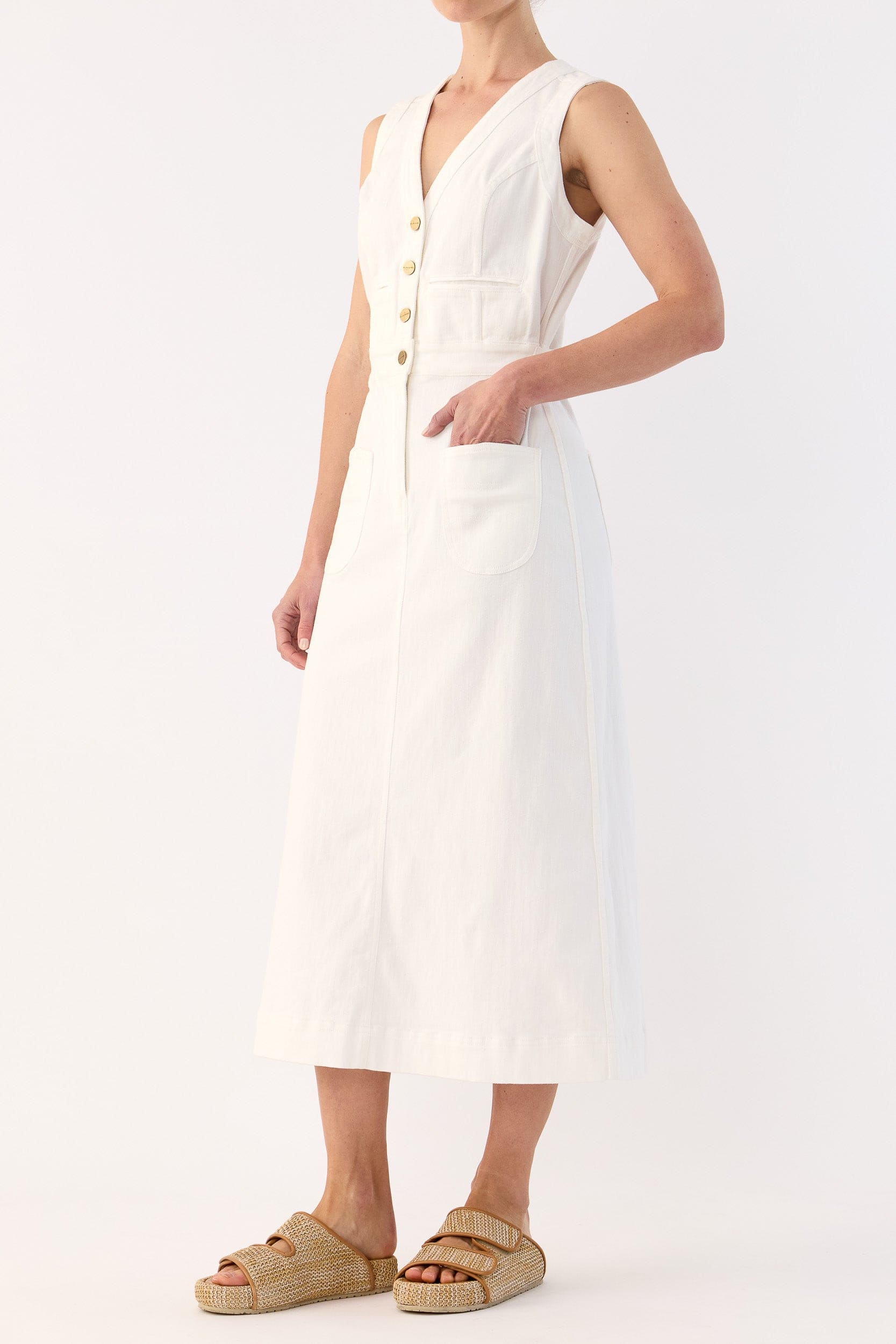 Sutton Stretch Denim Dress