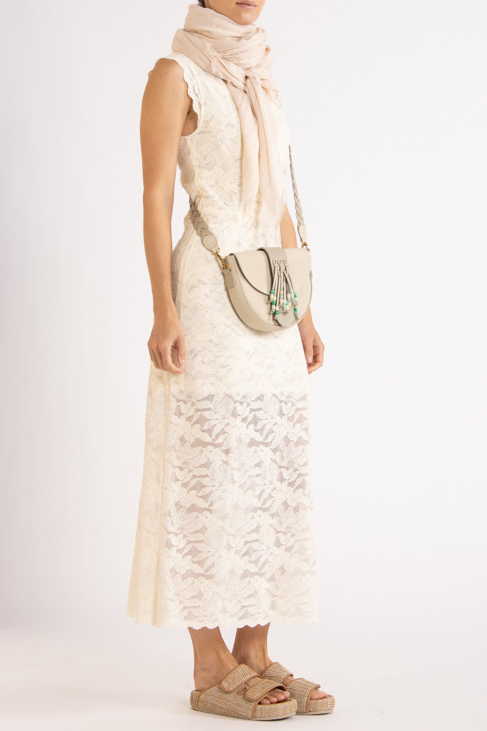 Alchemy Beaded Leather Pouch