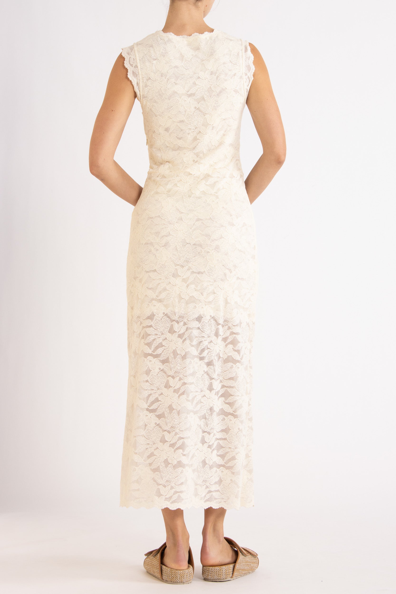 Erika Sleeveless Lace Dress