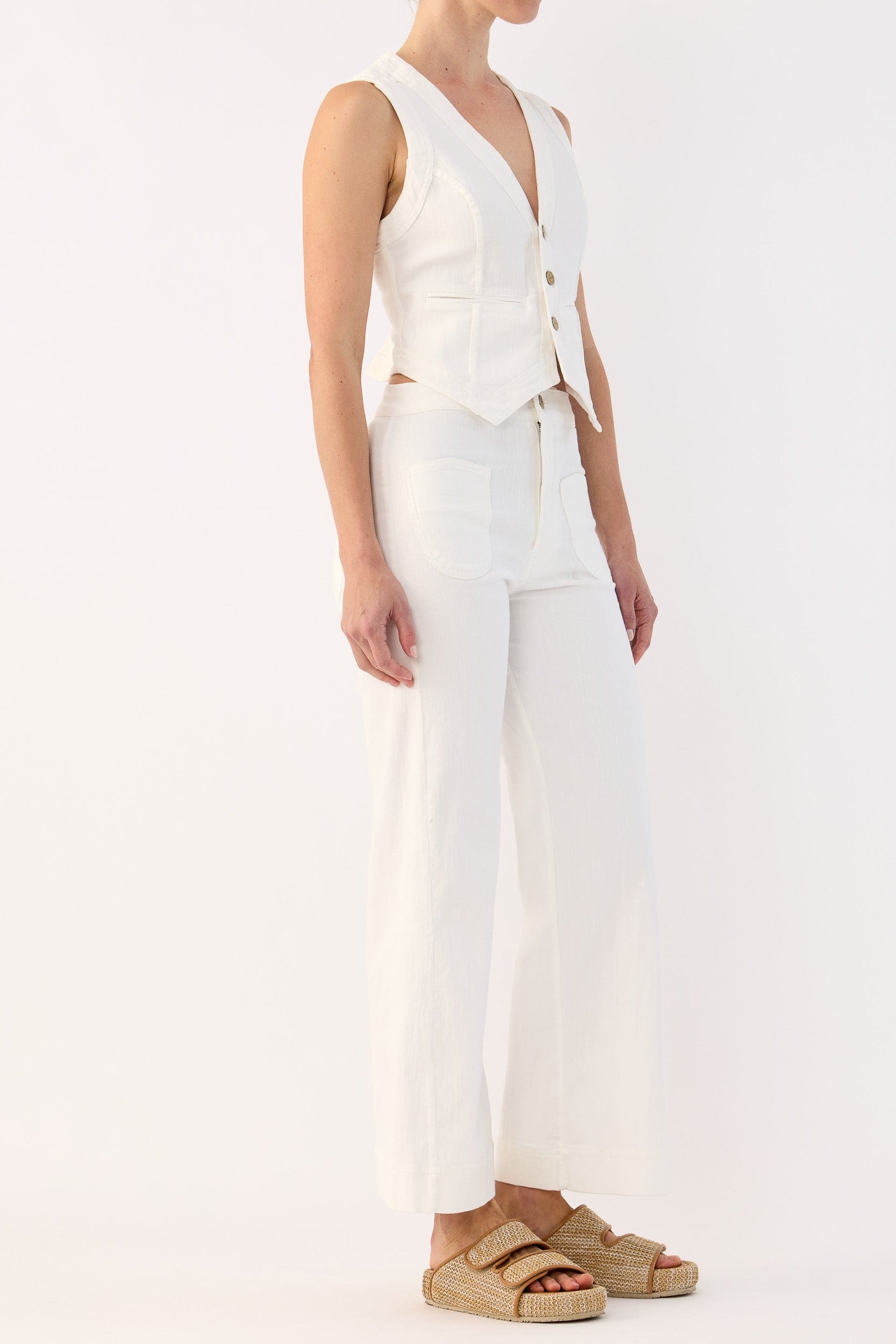 Sutton Stretch Denim Vest