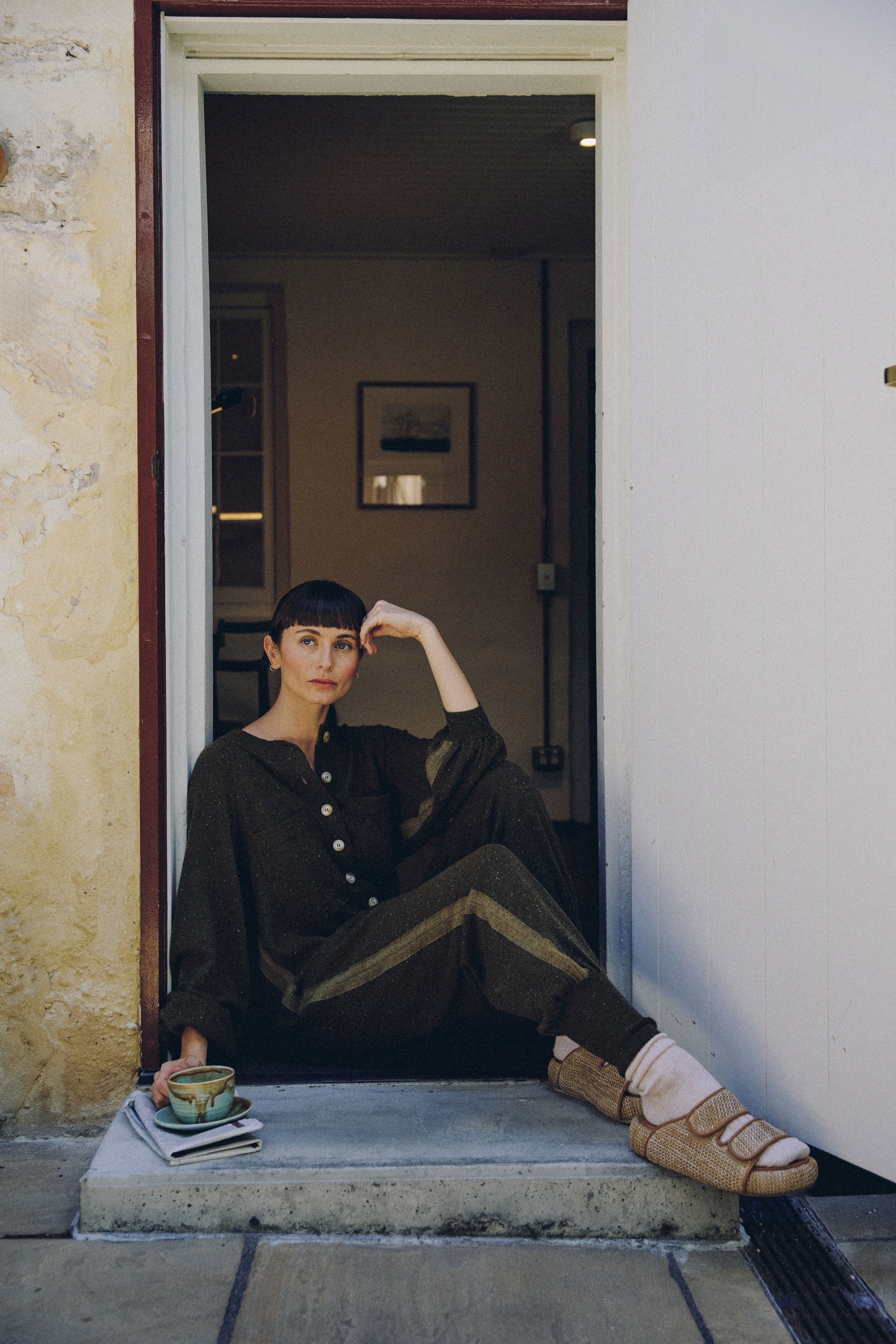 Ensemble - Forrest Jumpsuit & Camie Slide