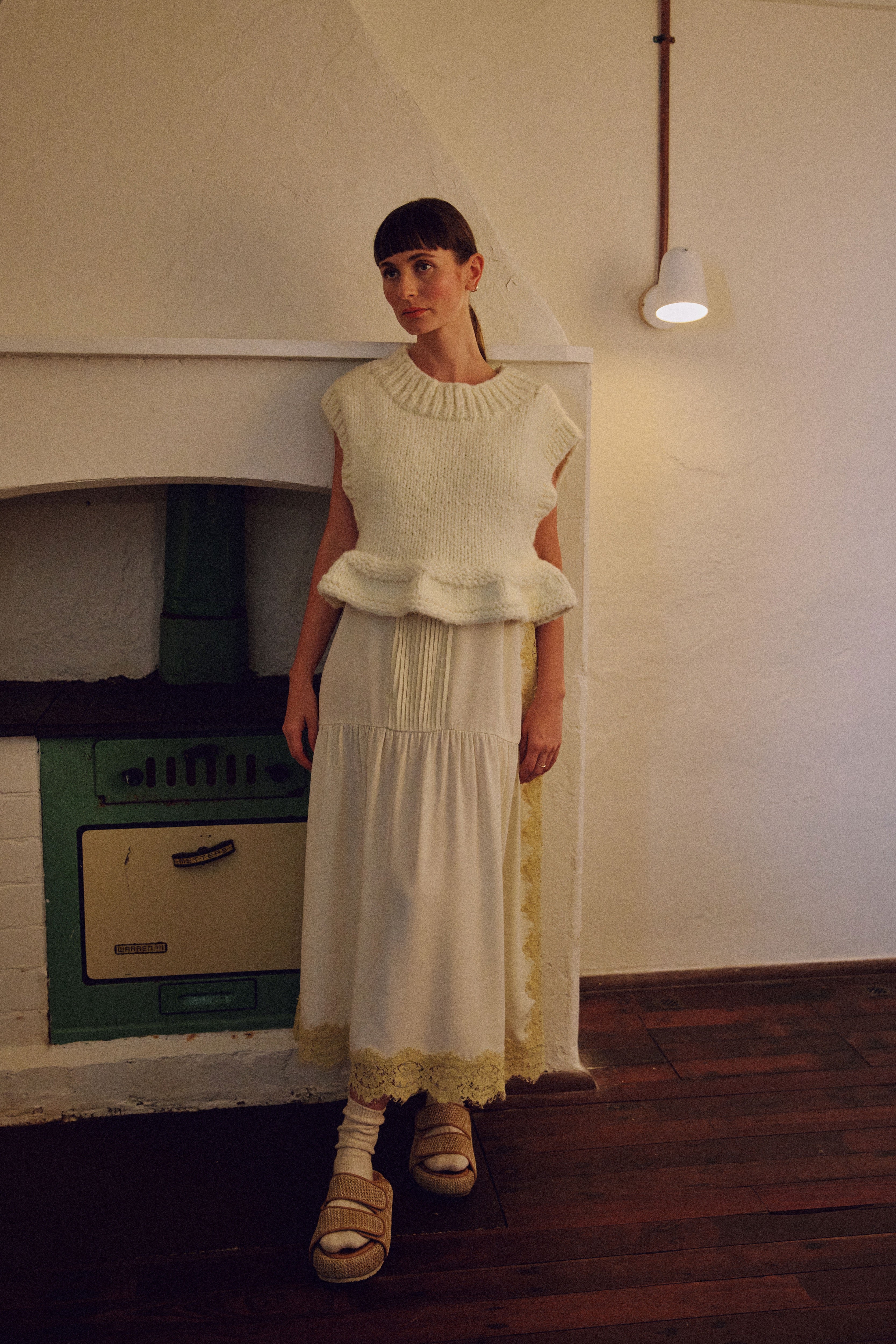 Ensemble - Opal Vest, Nettie Maxi Dress & Camie Slide