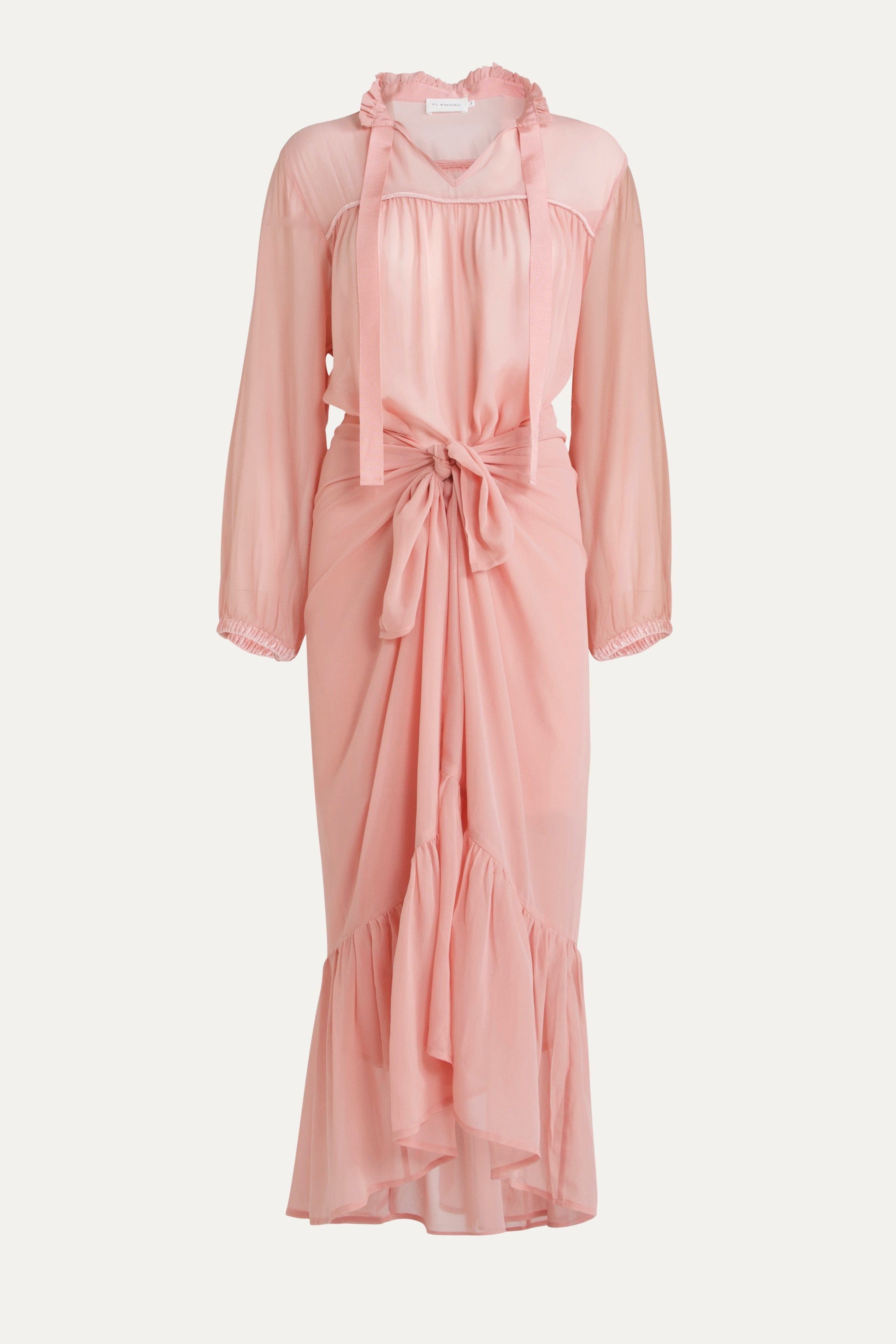 Tobi Chiffon Wrap Skirt Dress