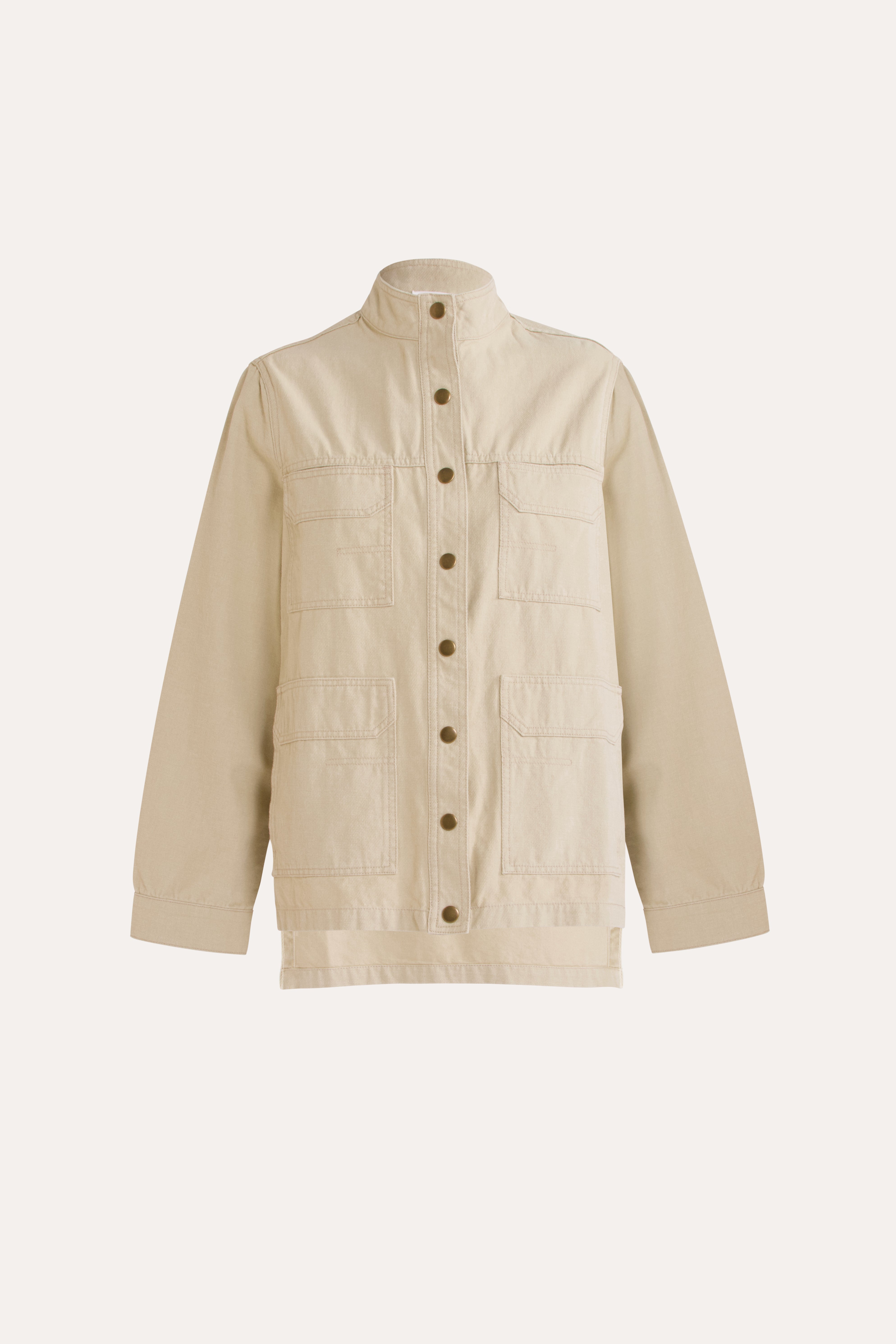 Melina Cotton Twill Utility Jacket