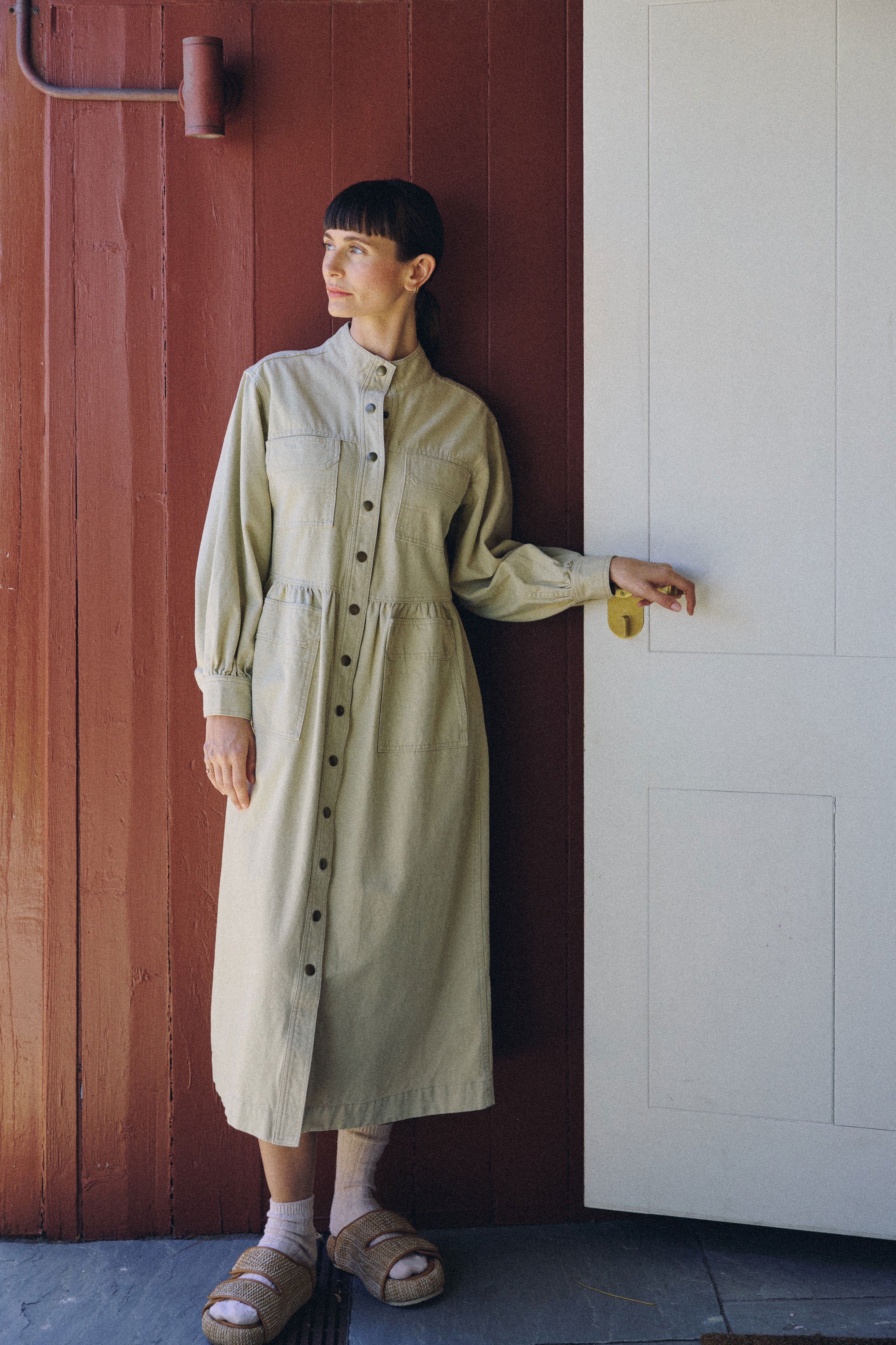 Melina Cotton Twill Dress