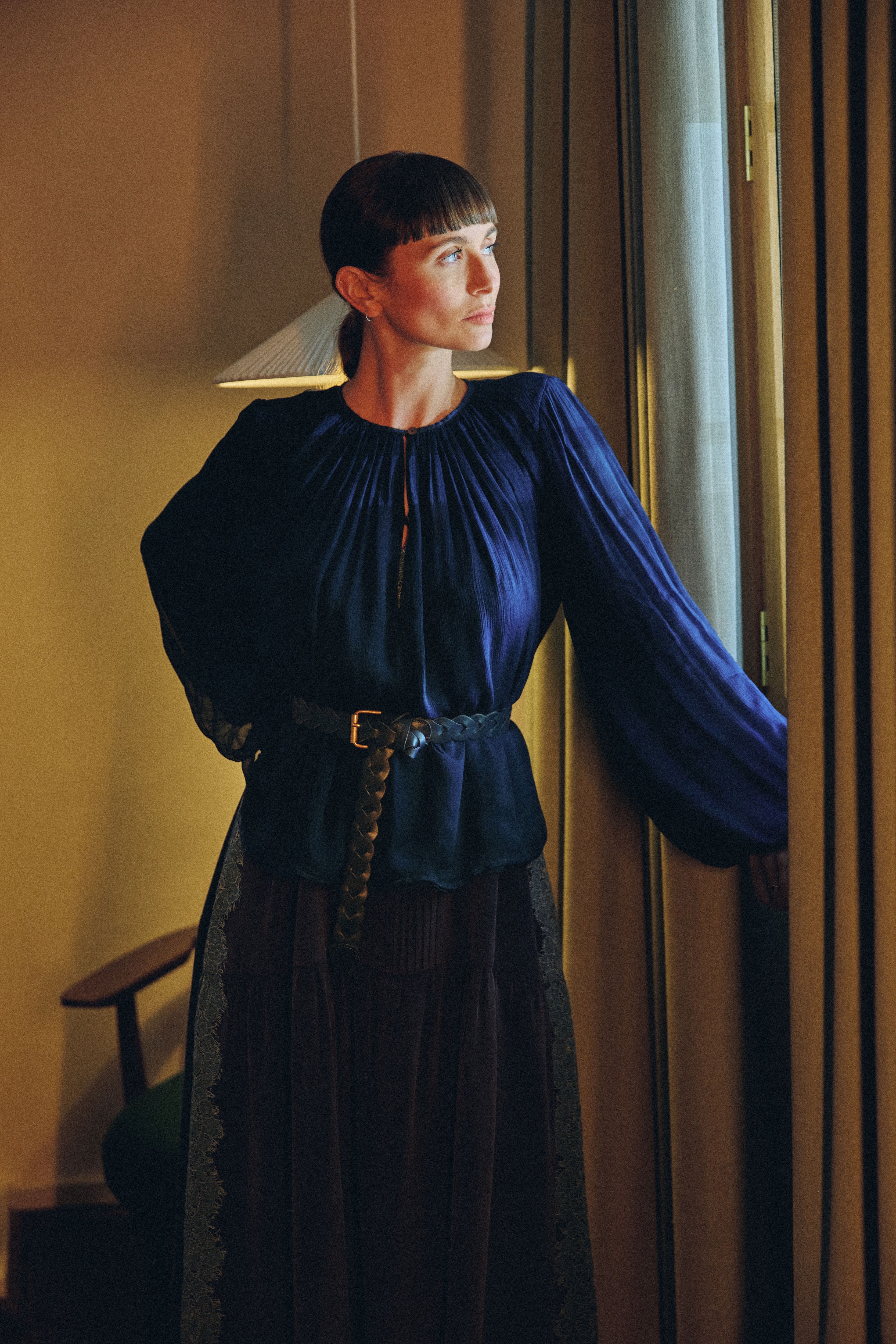 Lara Woven Leather Belt