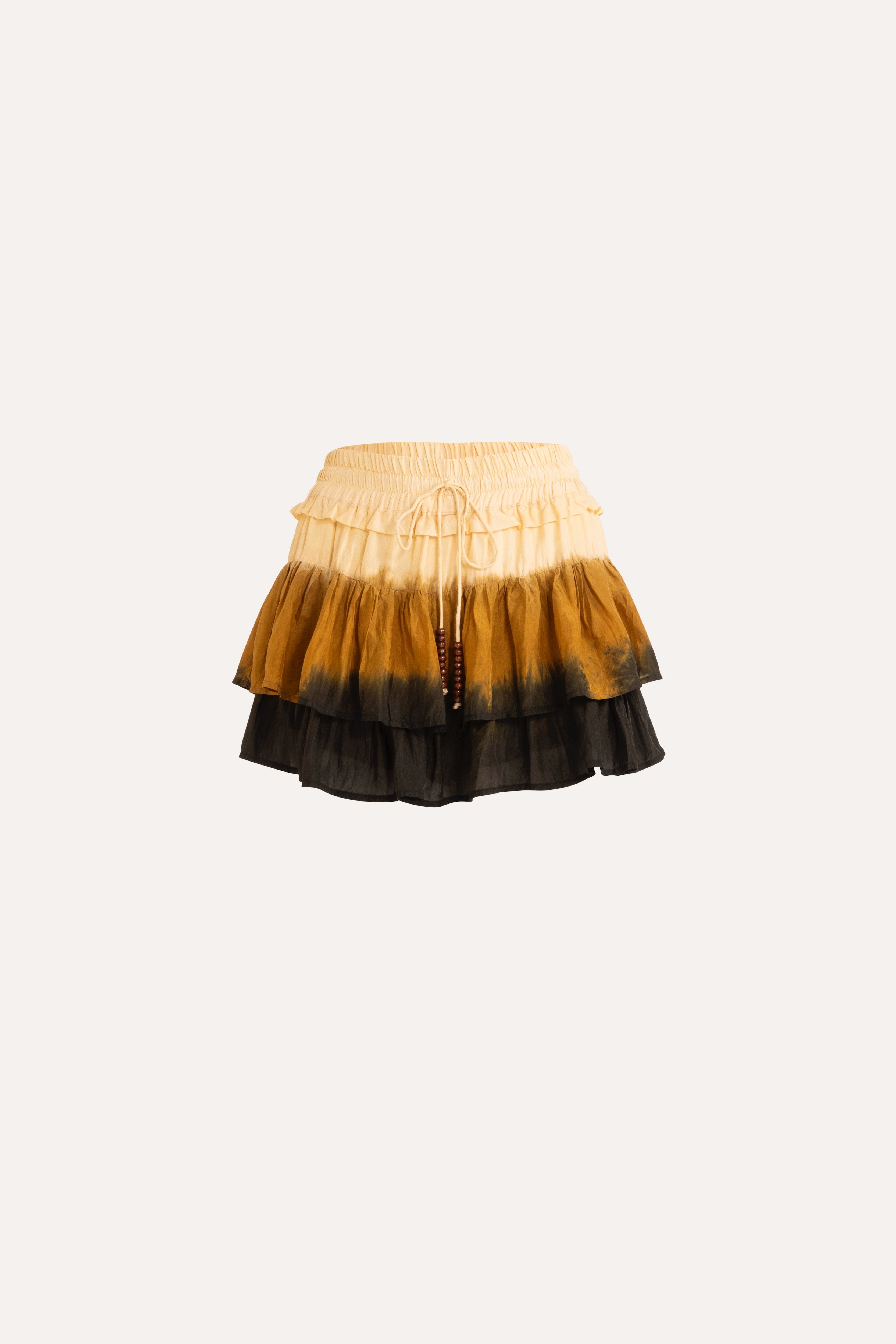 Jazz Silk Habotai Frill Short