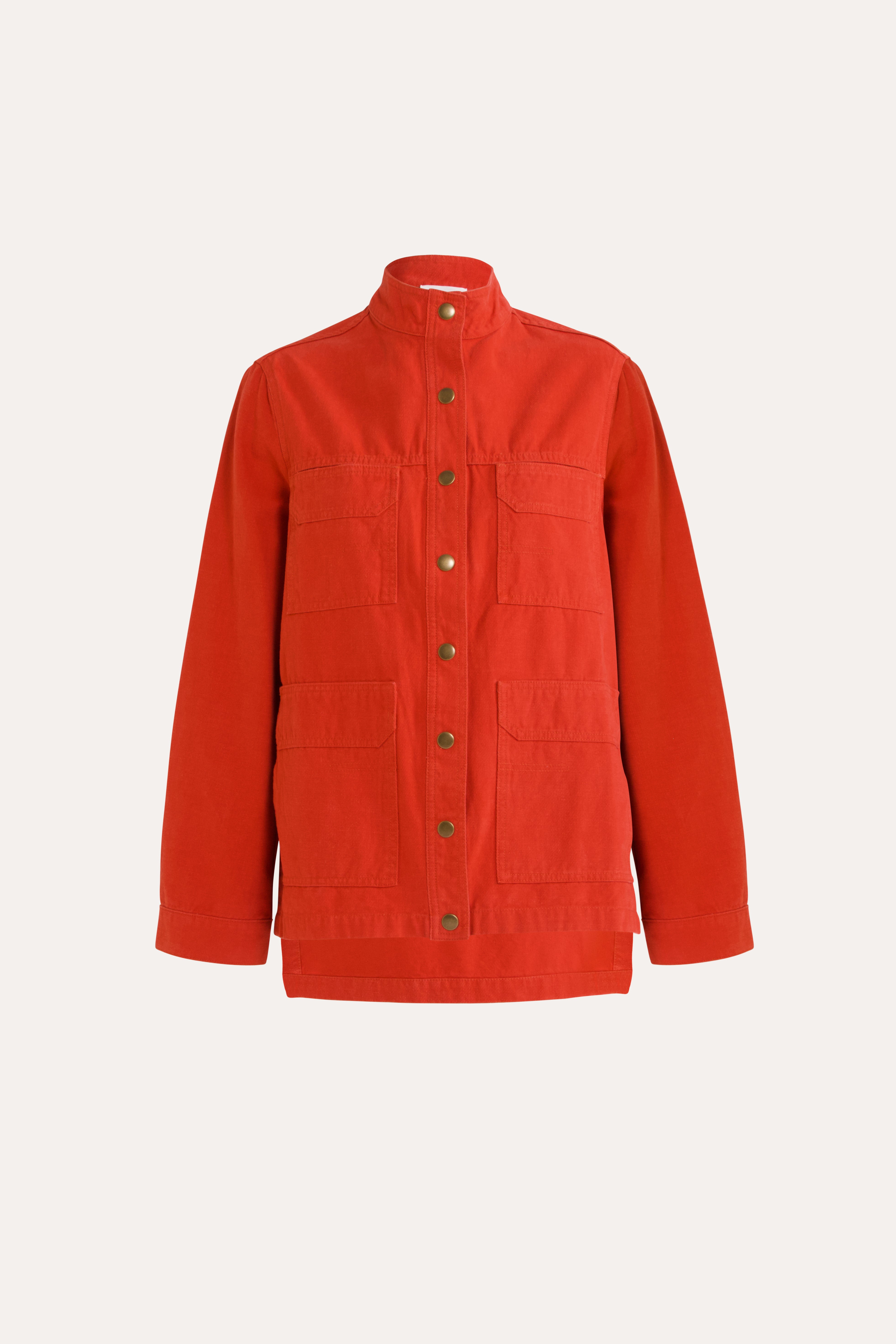 Melina Cotton Twill Utility Jacket