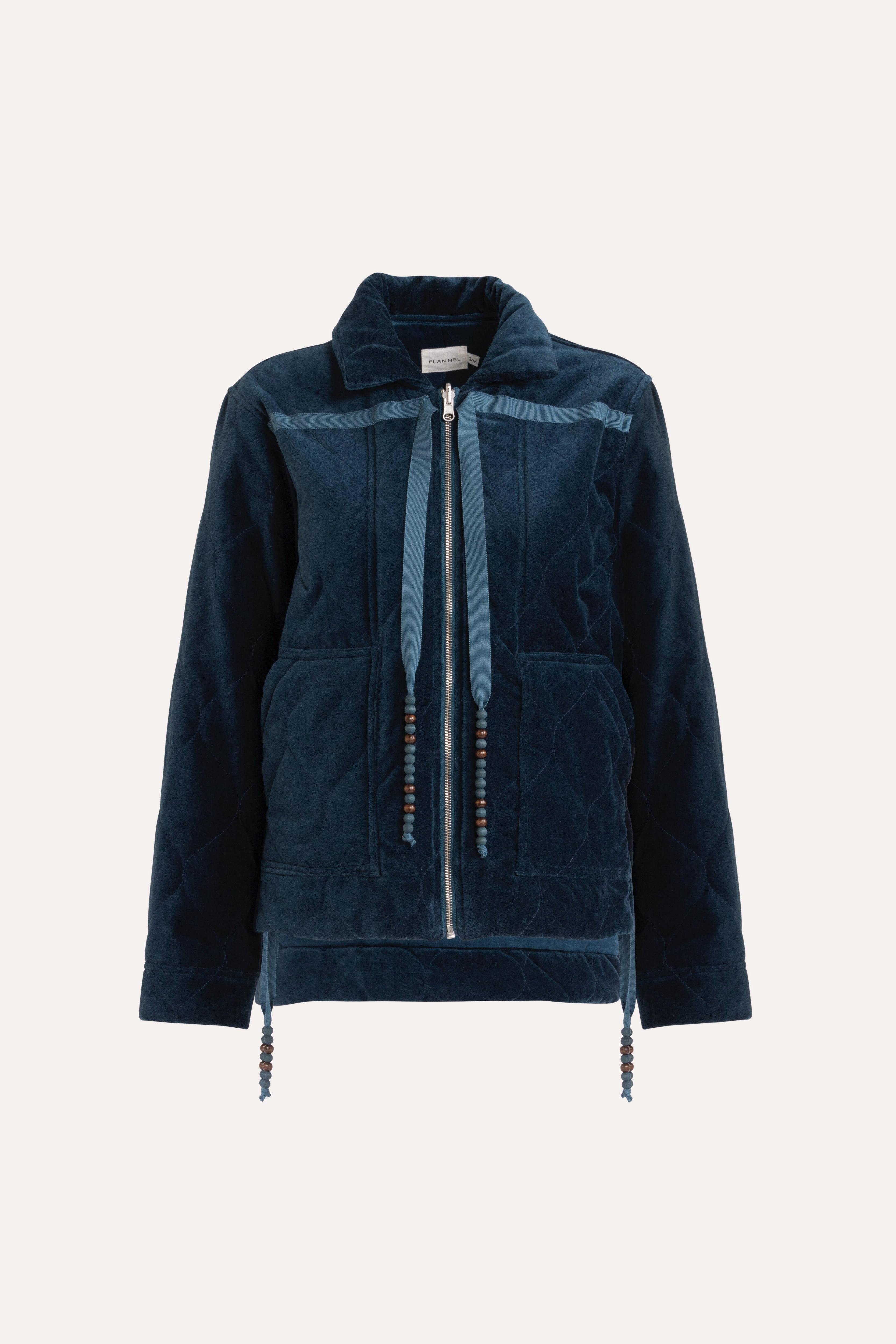 Belle Quilted Velvet Jacket