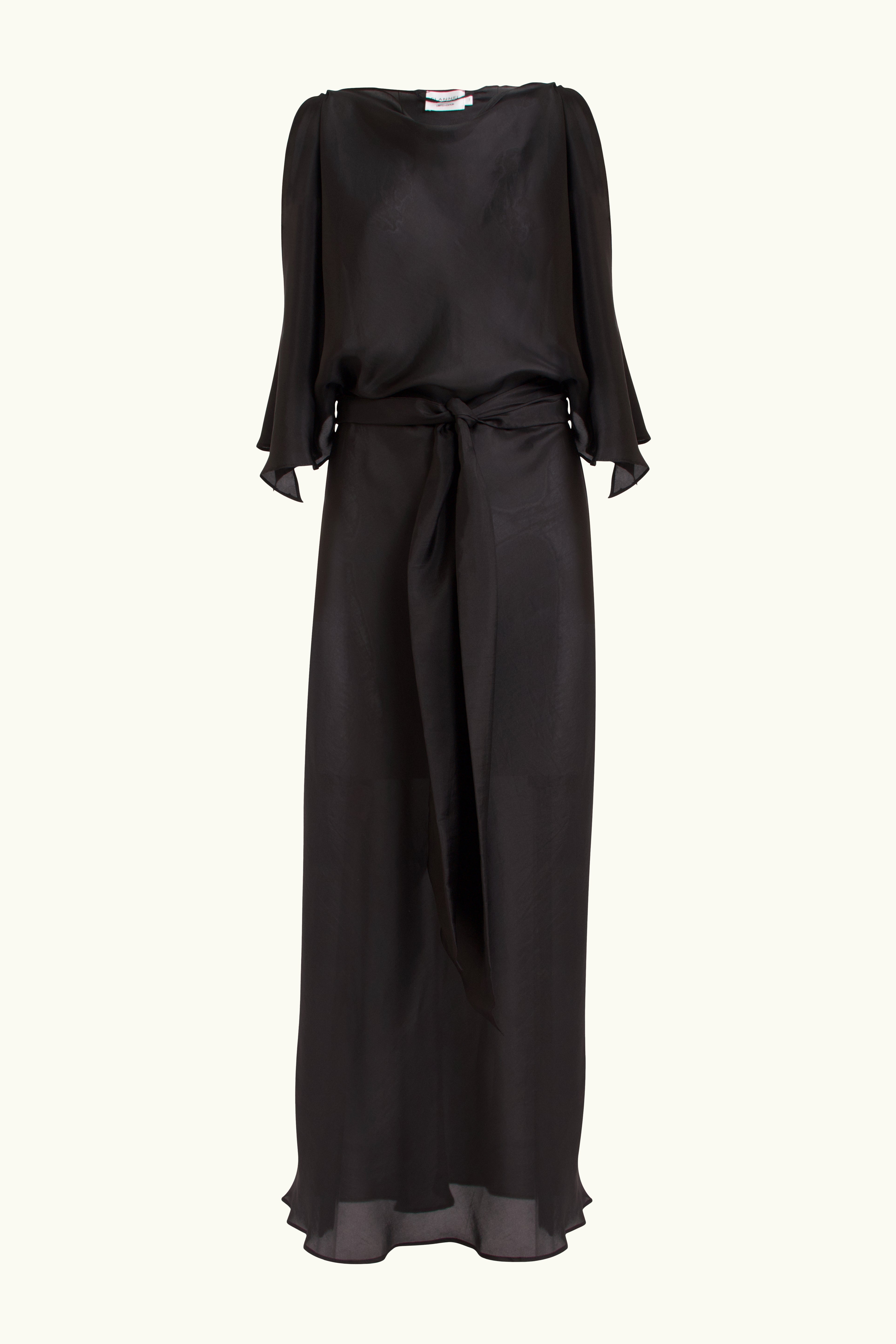 Whisper Bias Silk Habotai Goddess Dress