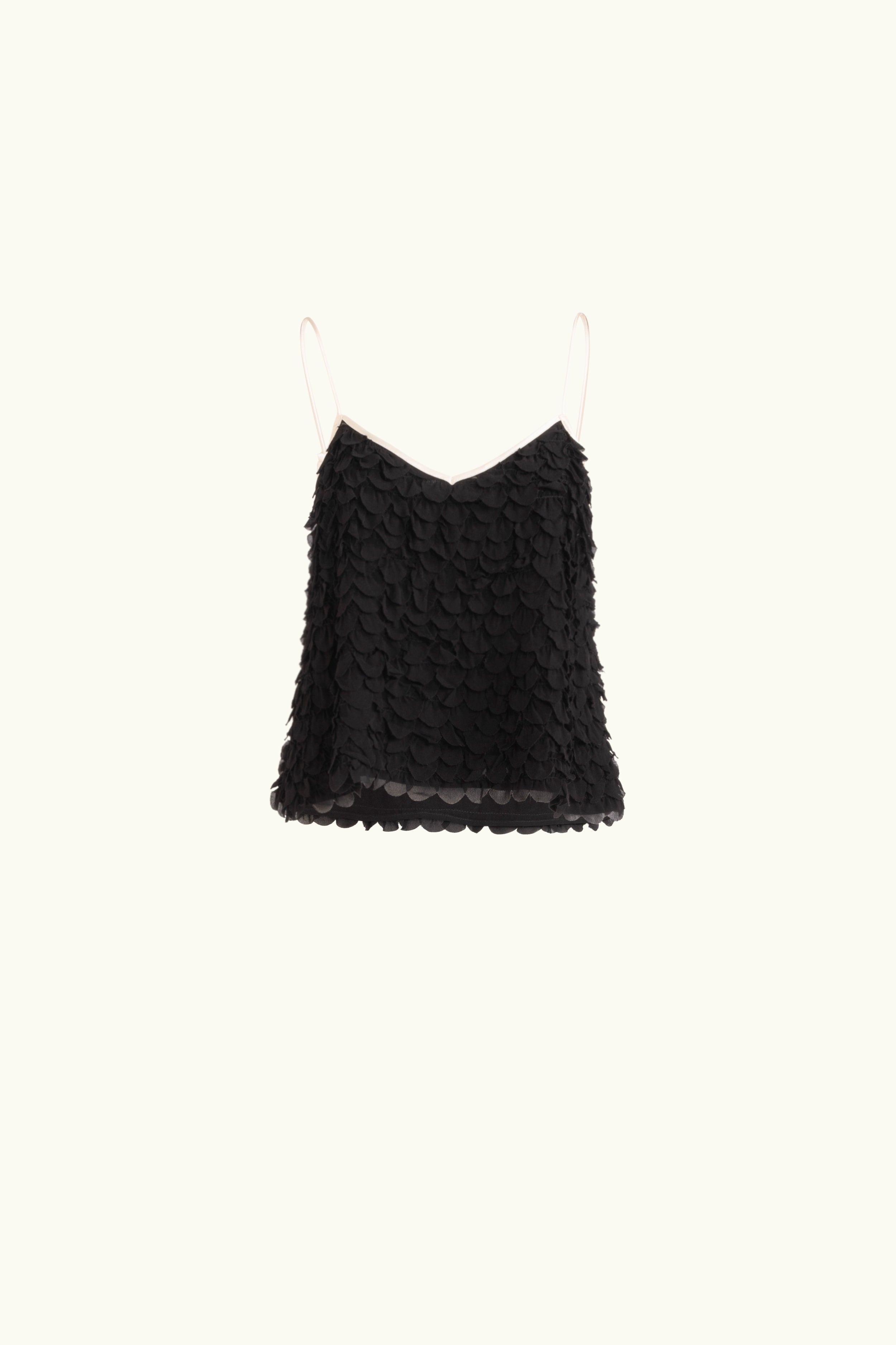 Addie Scalloped Chiffon Cami