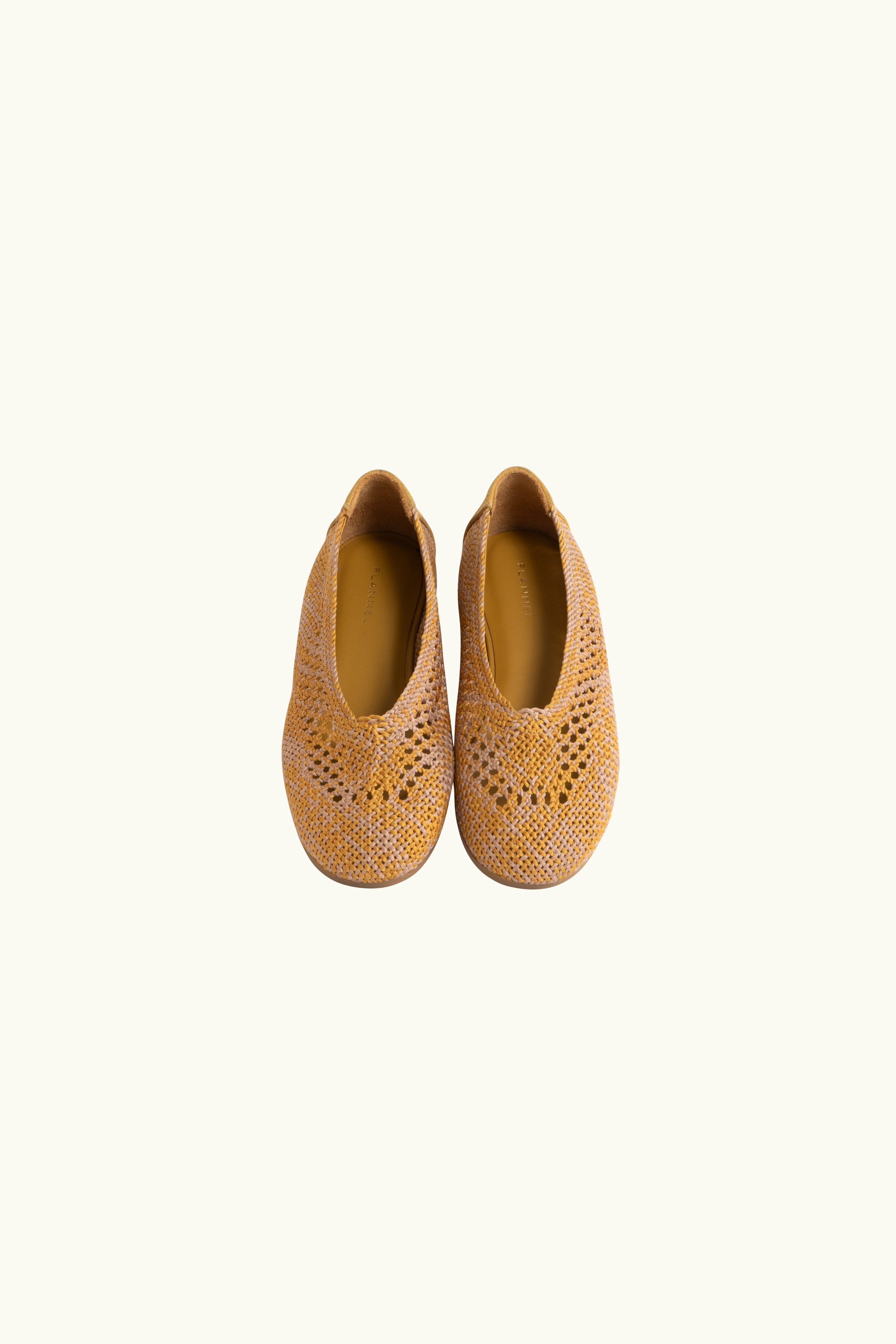 Arie Woven Ballerina Flat Honey