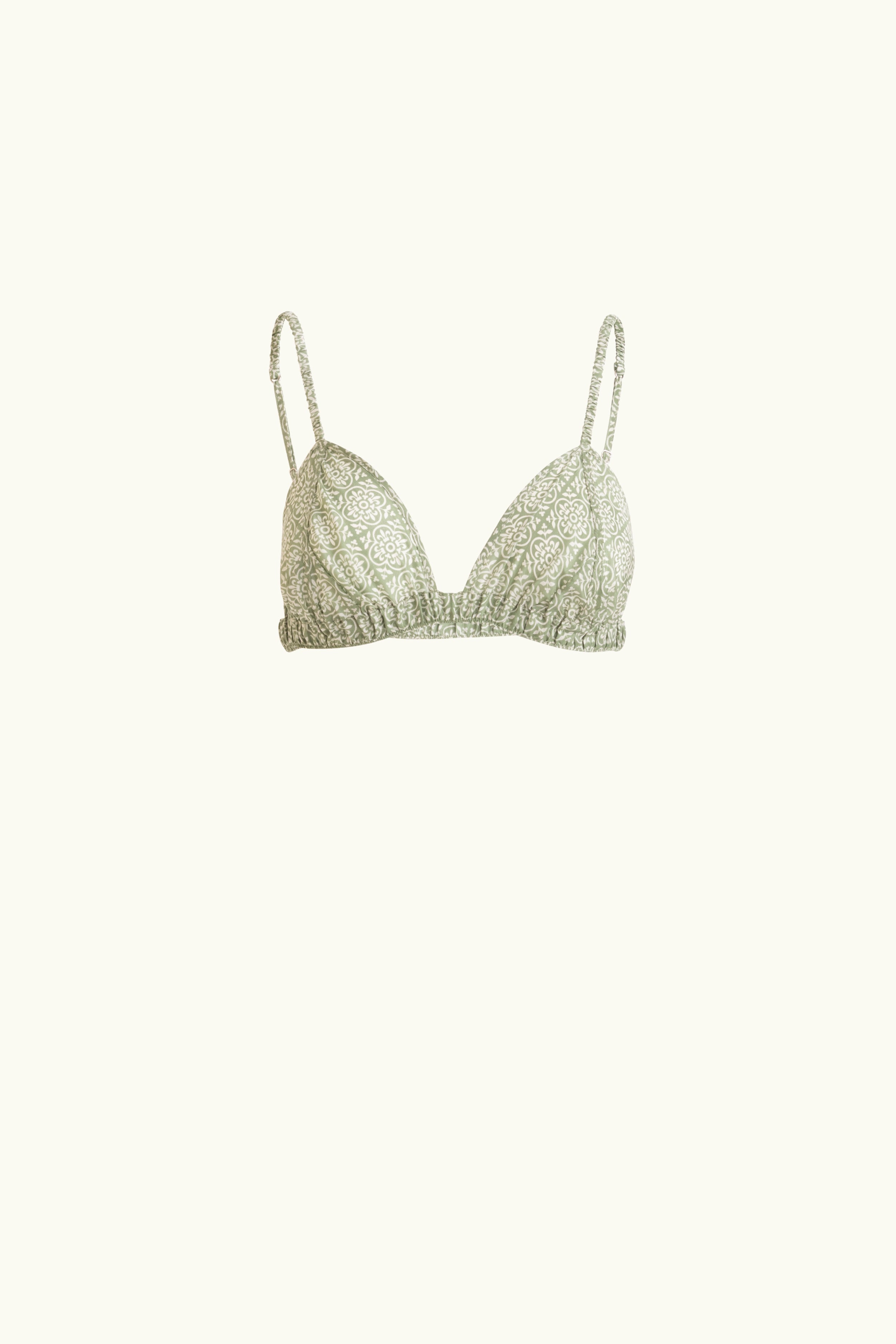 Essential Silk Habotai Bralette Angelique Print