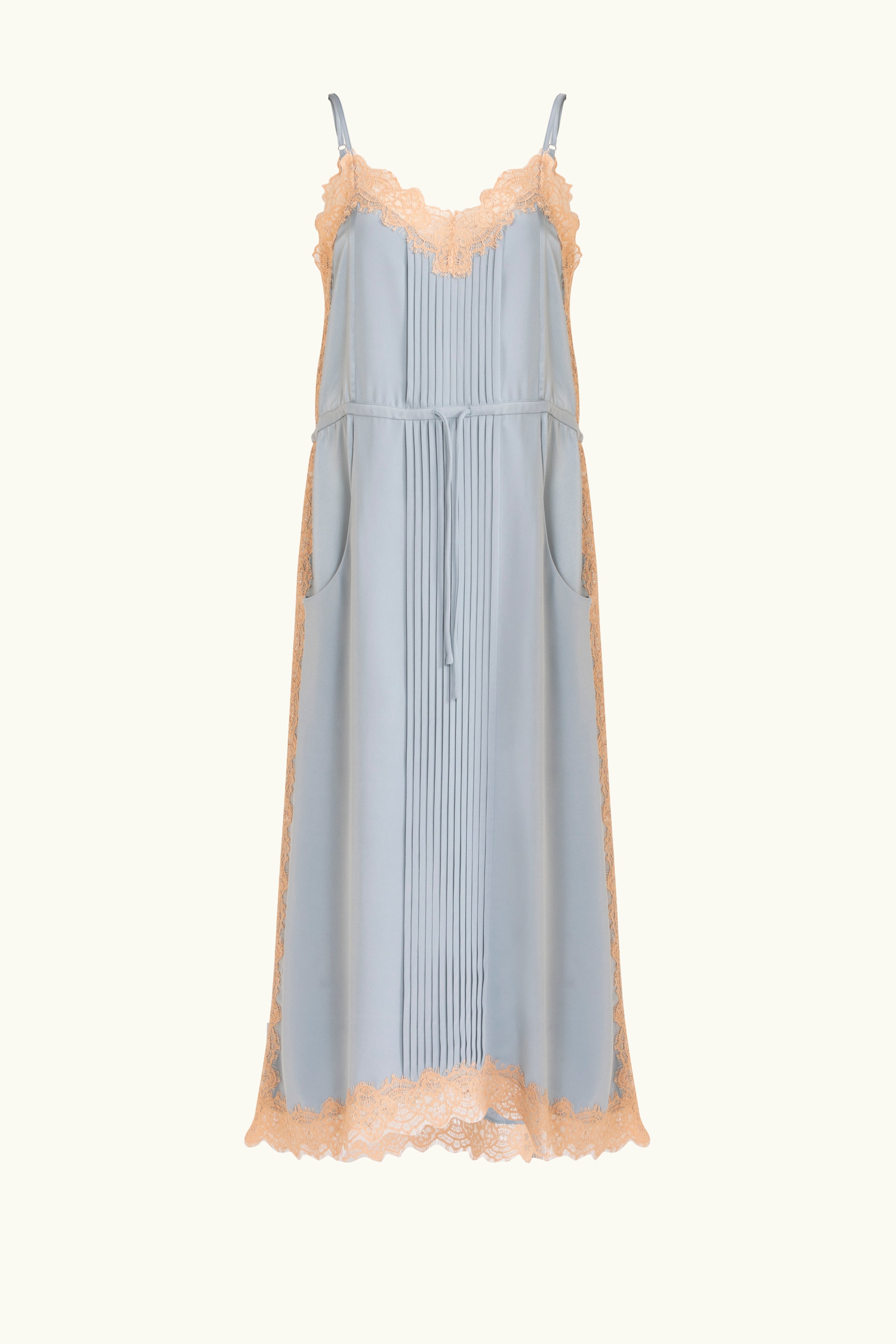 Brodie Silk & Lace Cami Dress