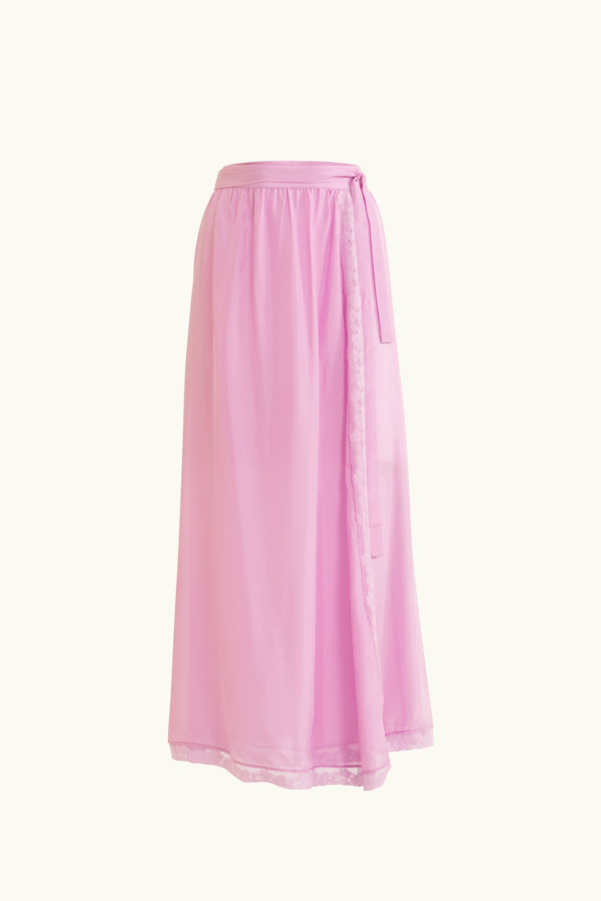 Eli Silk Habotai Wrap Skirt