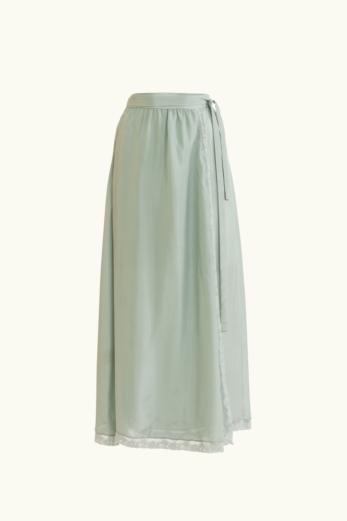 Eli Silk Habotai Wrap Skirt