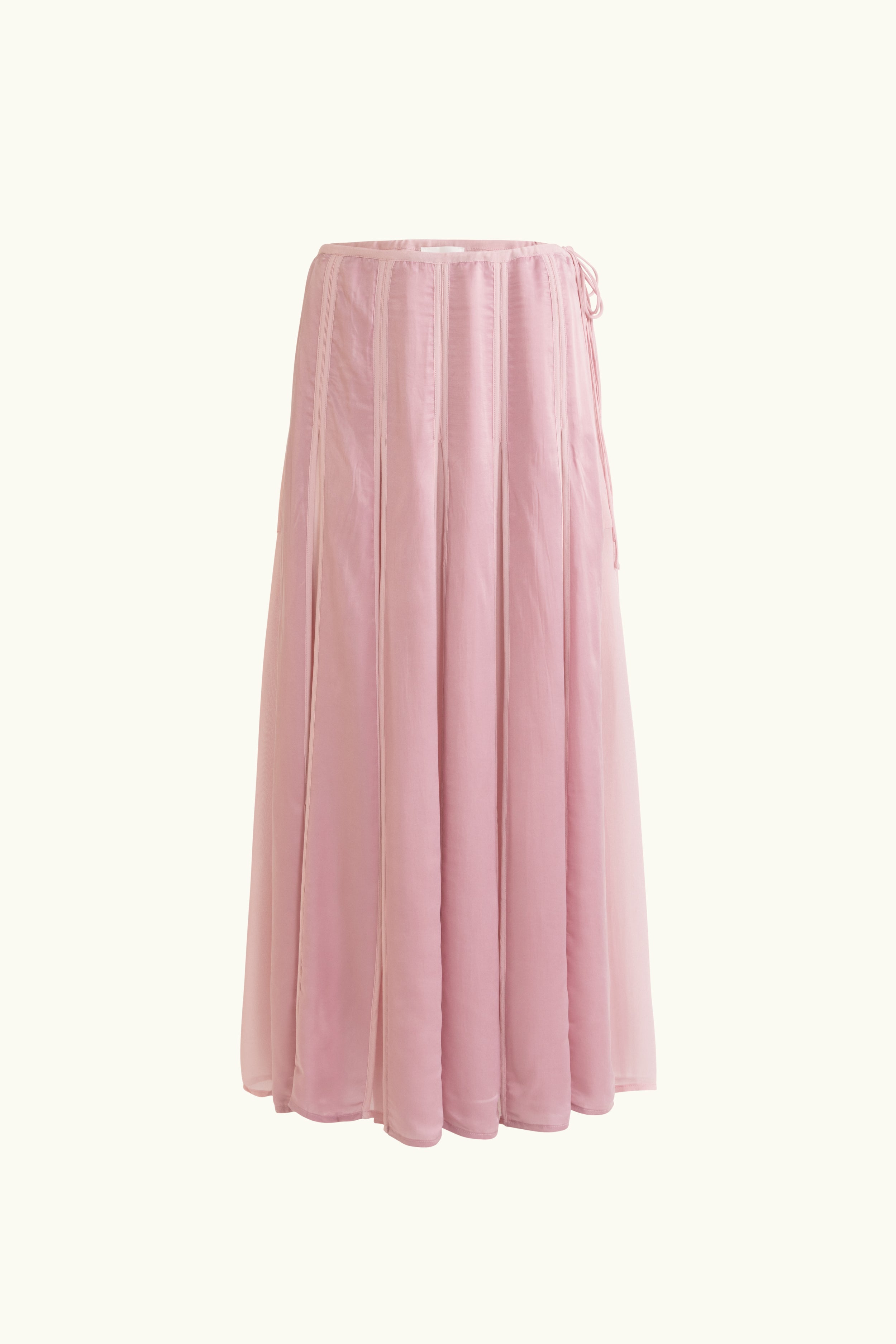Evara Box Pleat Skirt Lilac