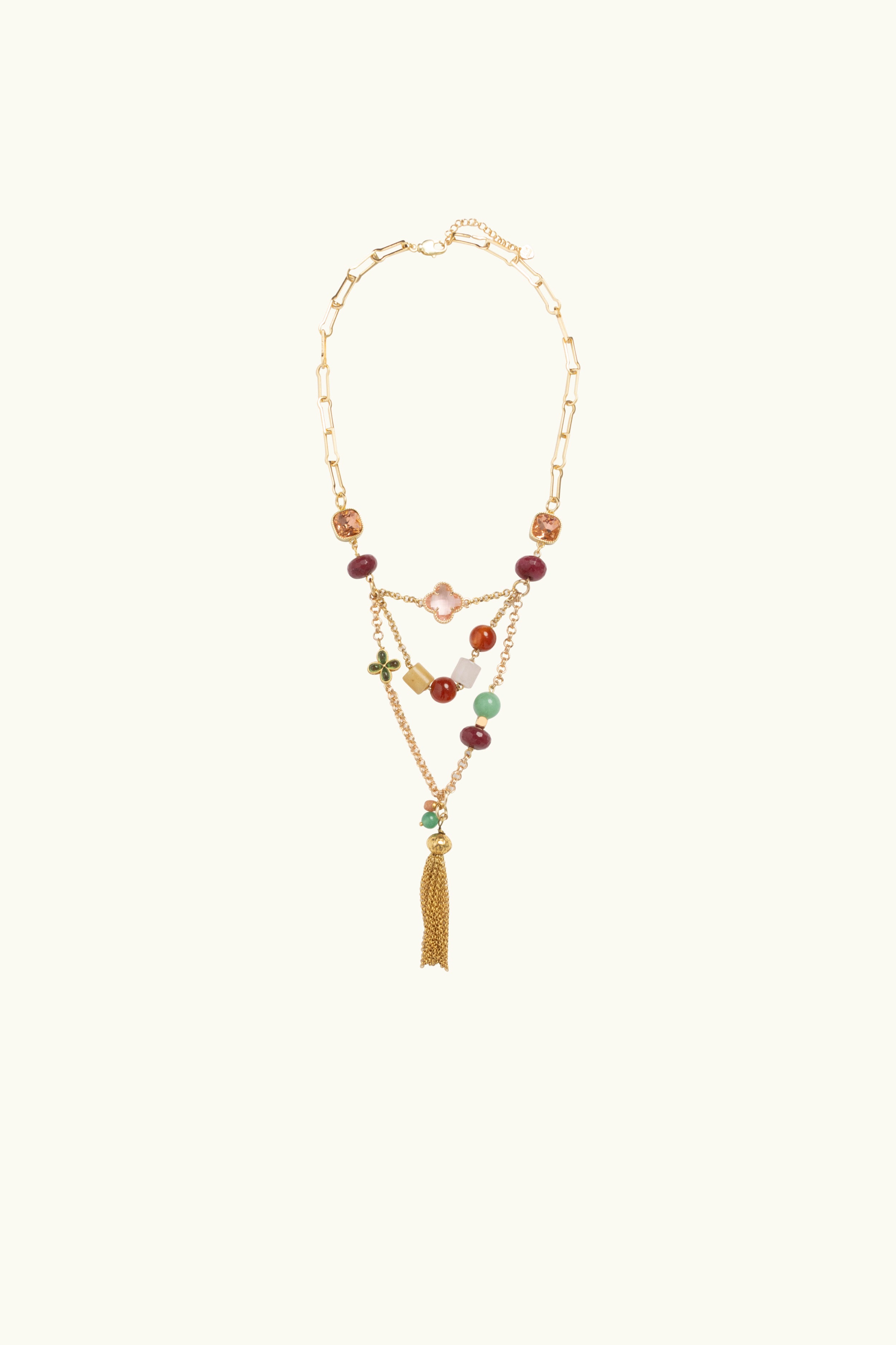 Gabbi Kelly Gem Layered Necklace