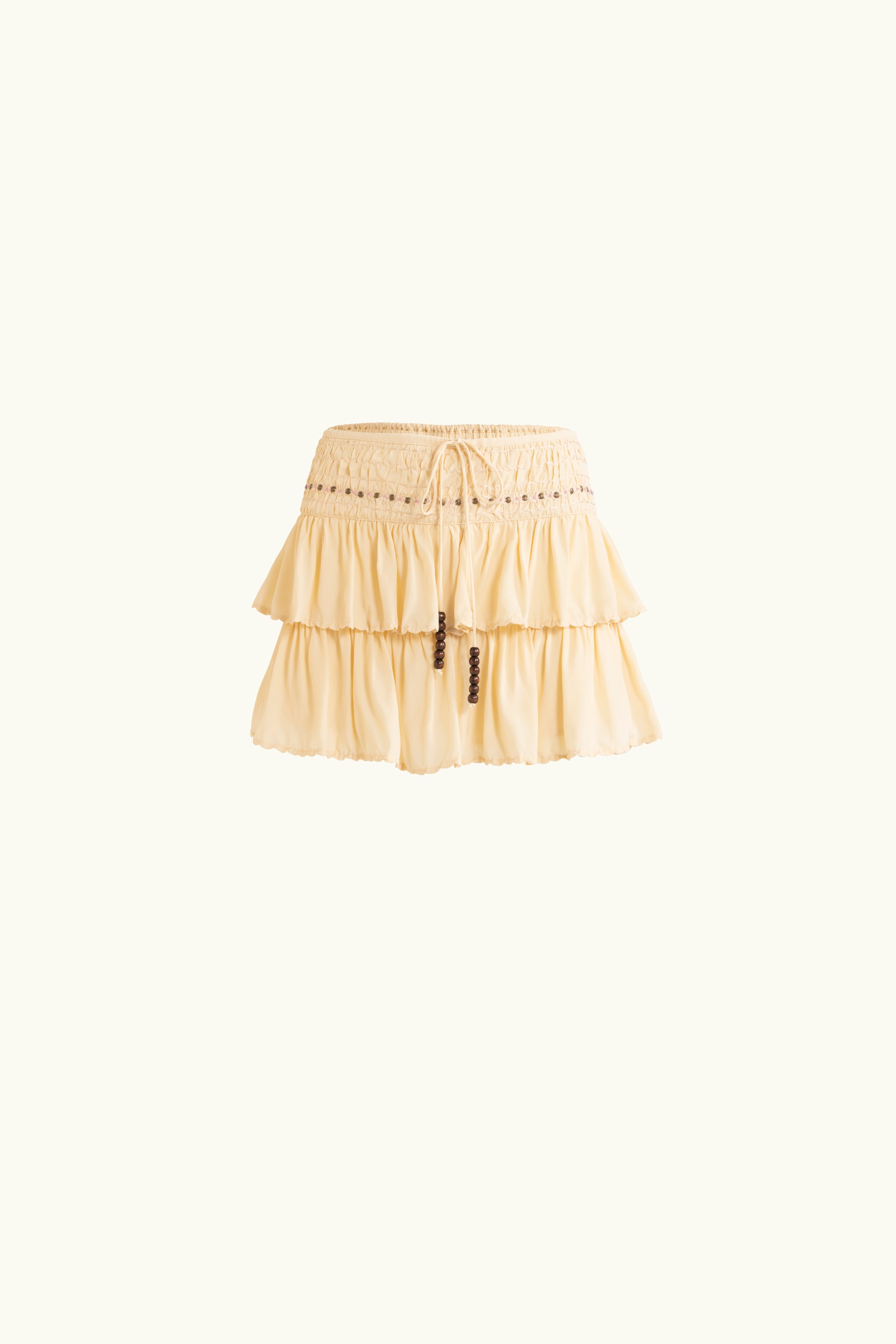 Gemini Crepe De Chine Frill Short