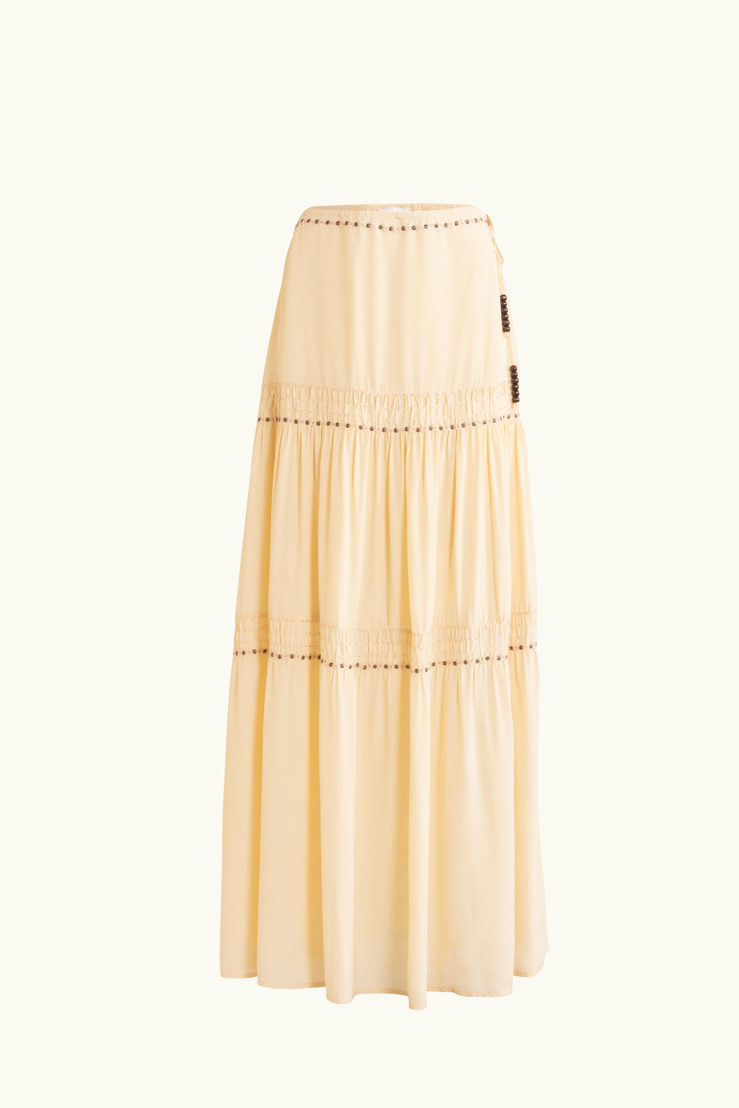 Gemini Crepe De Chine Skirt